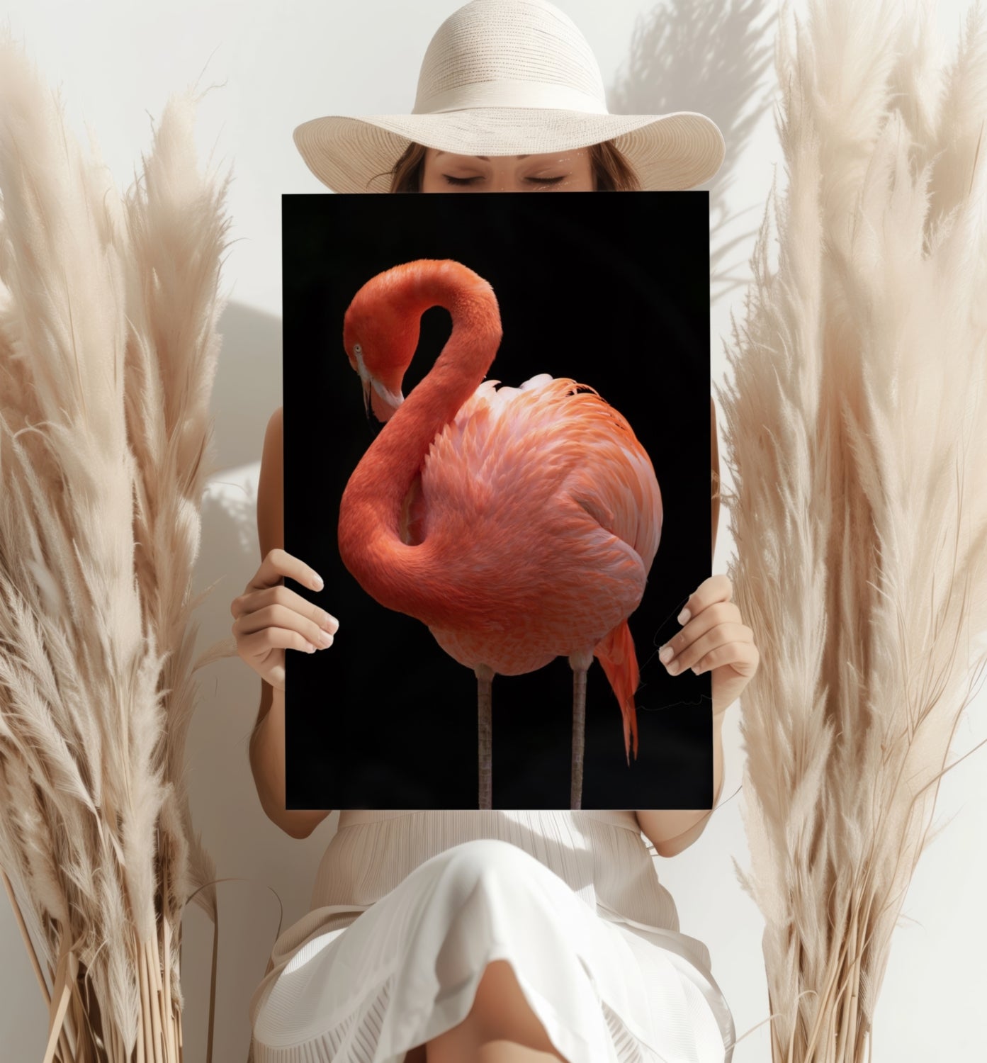 Flamingo Aluminum Print.