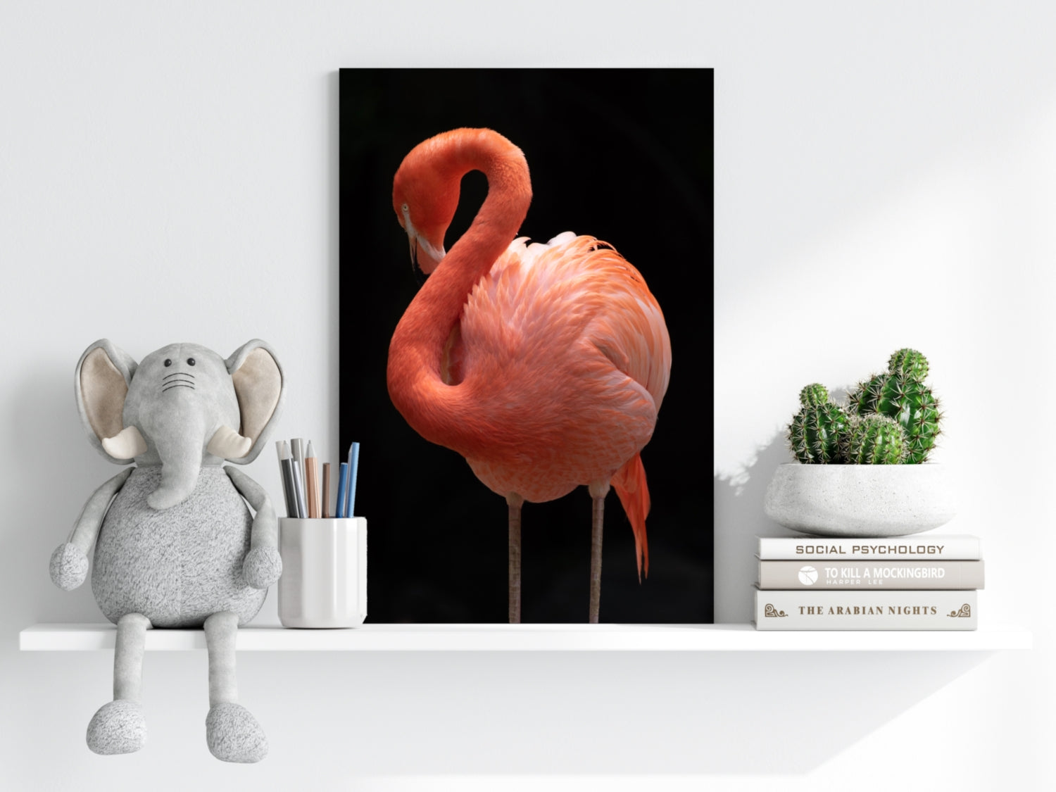 Flamingo Aluminum Print.