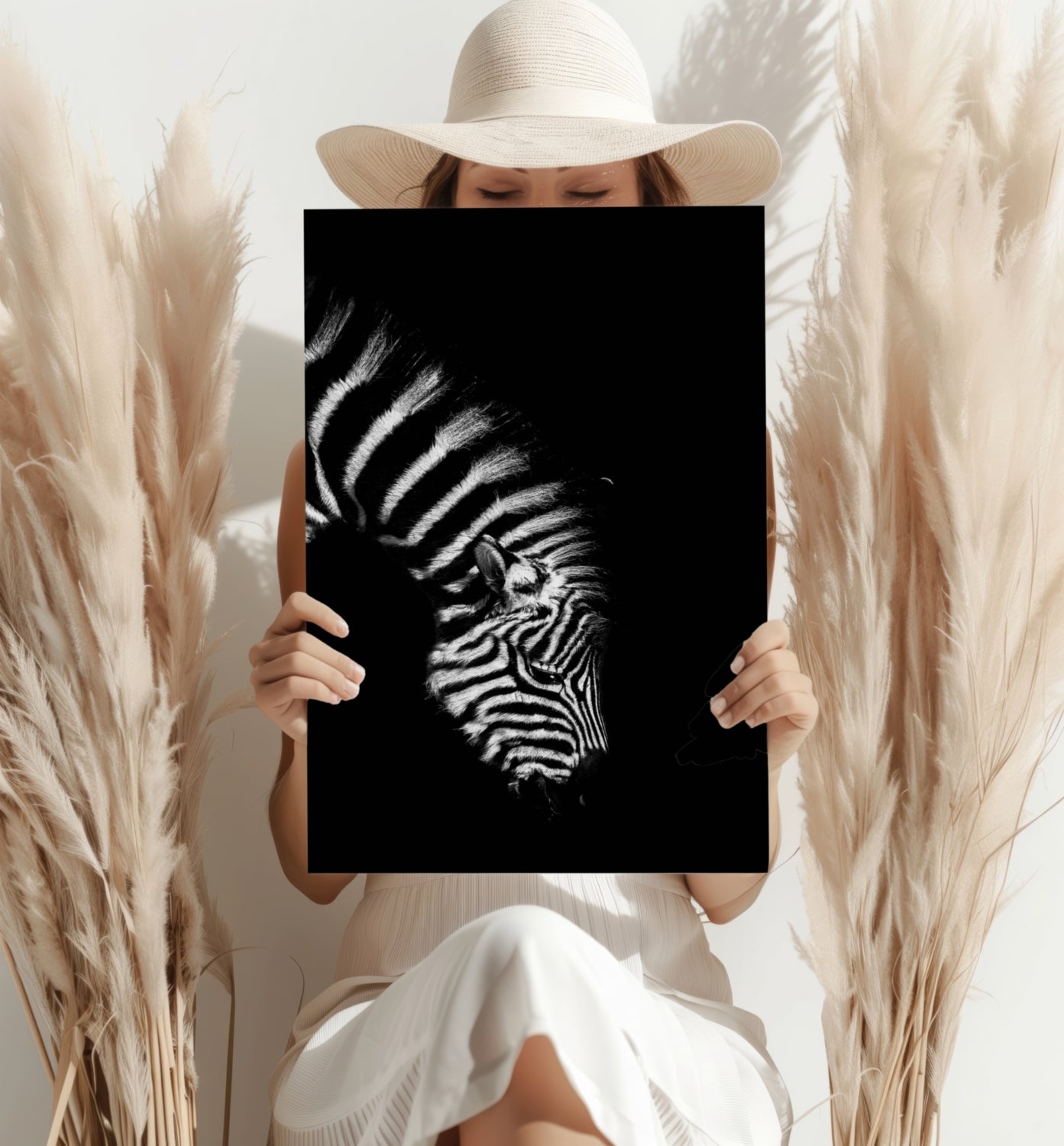 Zebra Aluminum Print.