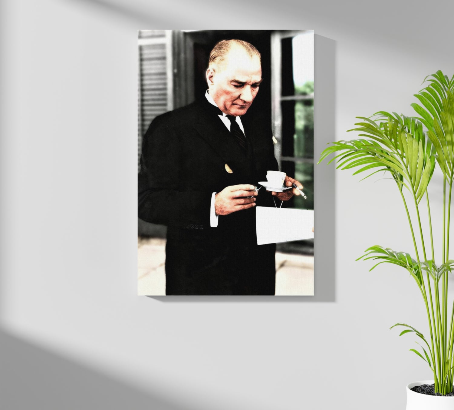 Ataturk Aluminum Print.