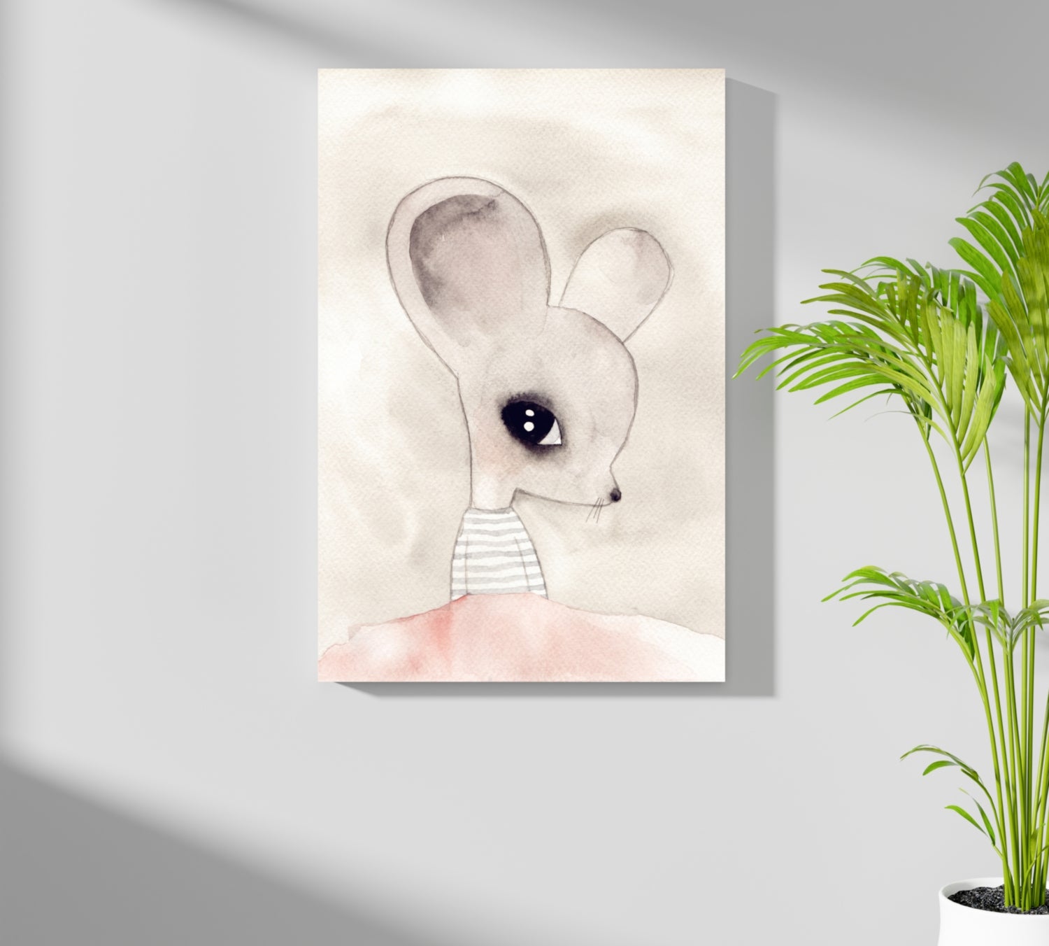 Mice Aluminum Print.