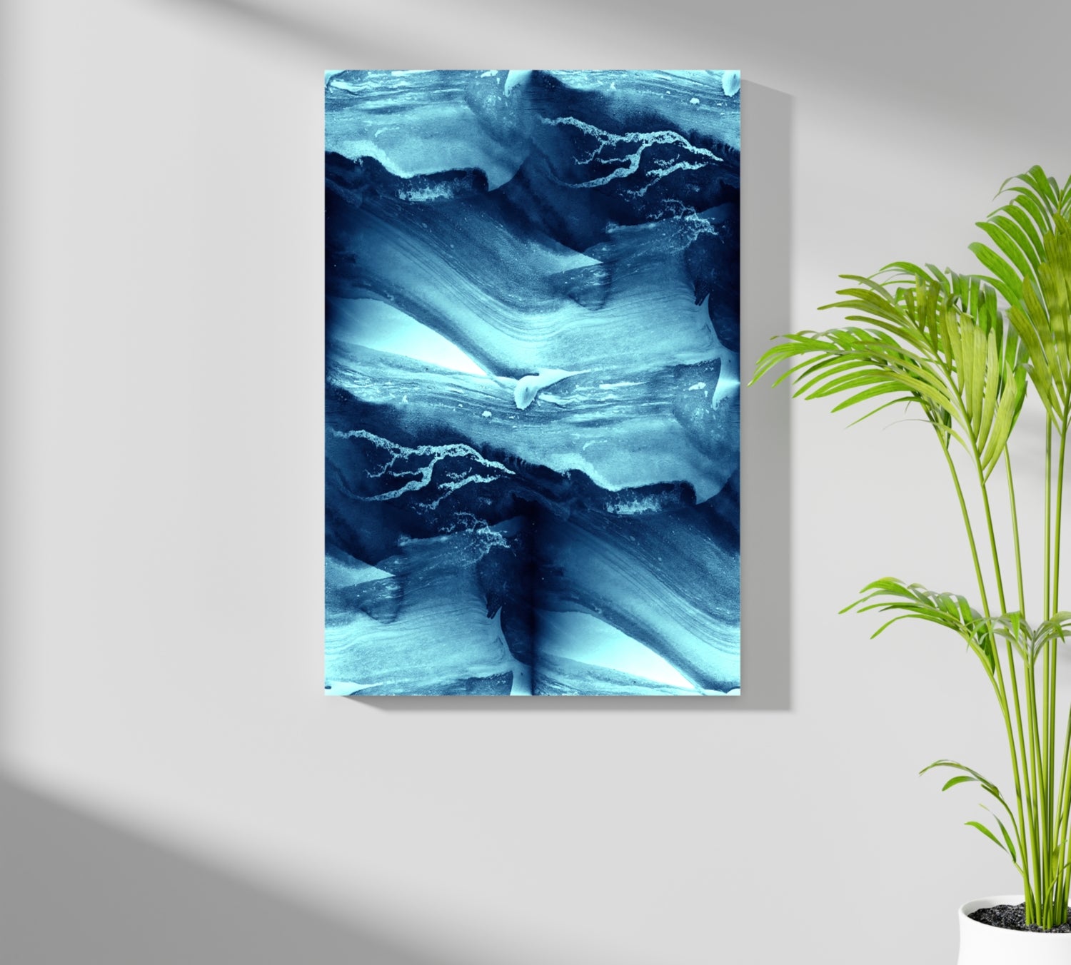 Abstract Shape Aluminum Print.