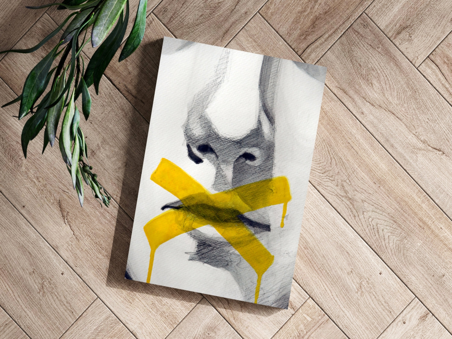 Hush Aluminum Print.