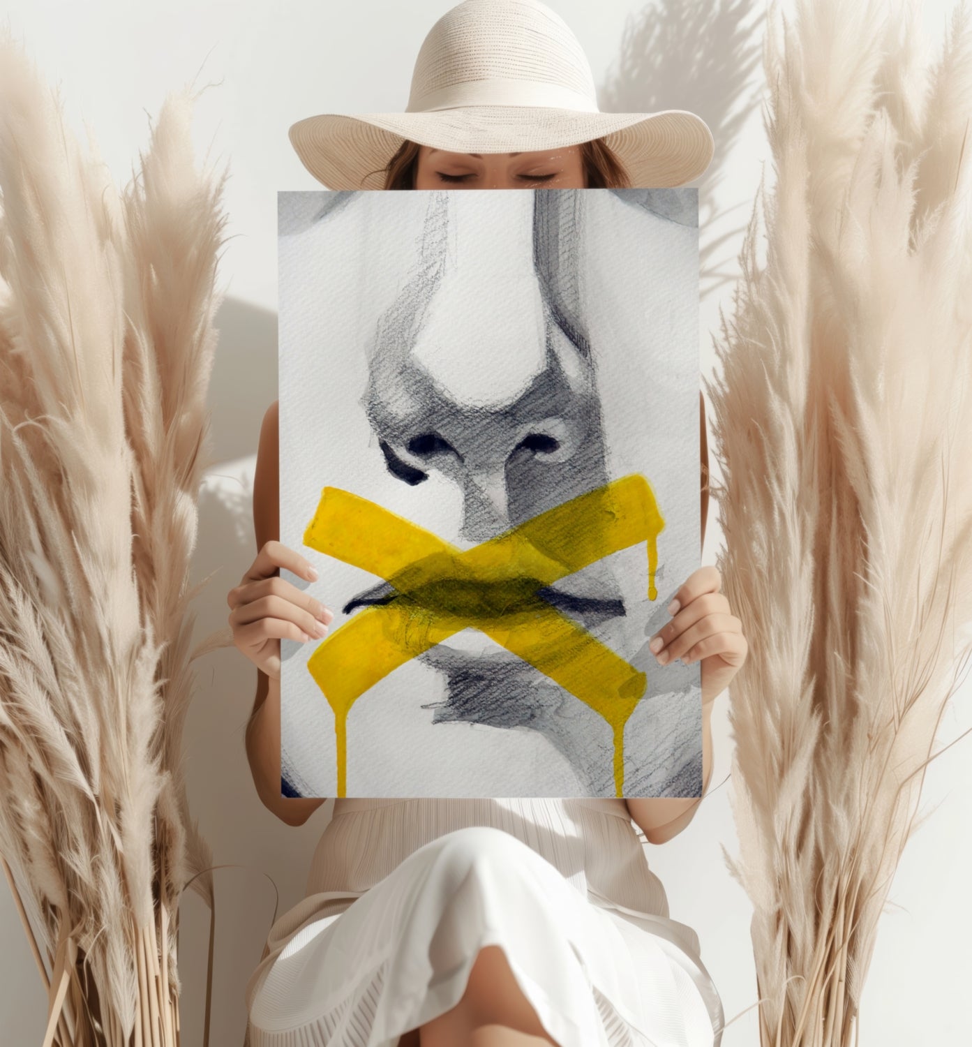 Hush Aluminum Print.