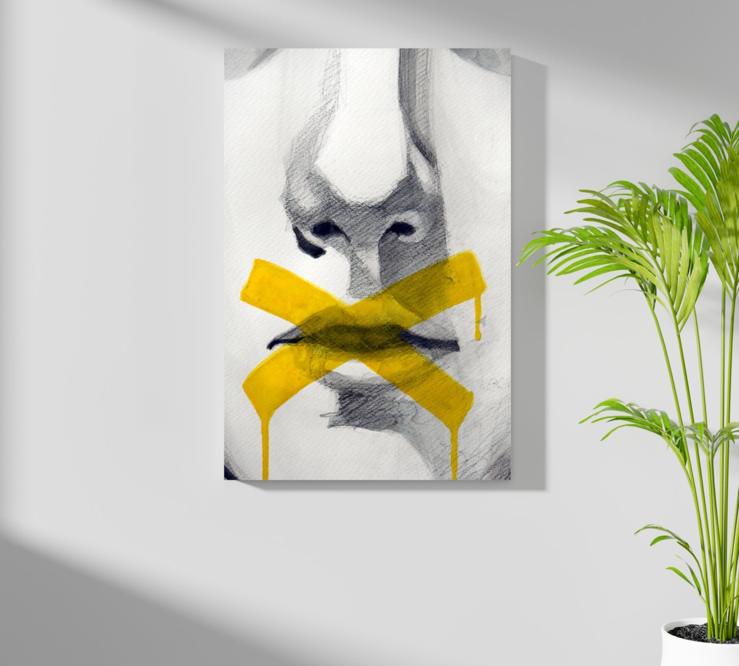 Hush Aluminum Print.