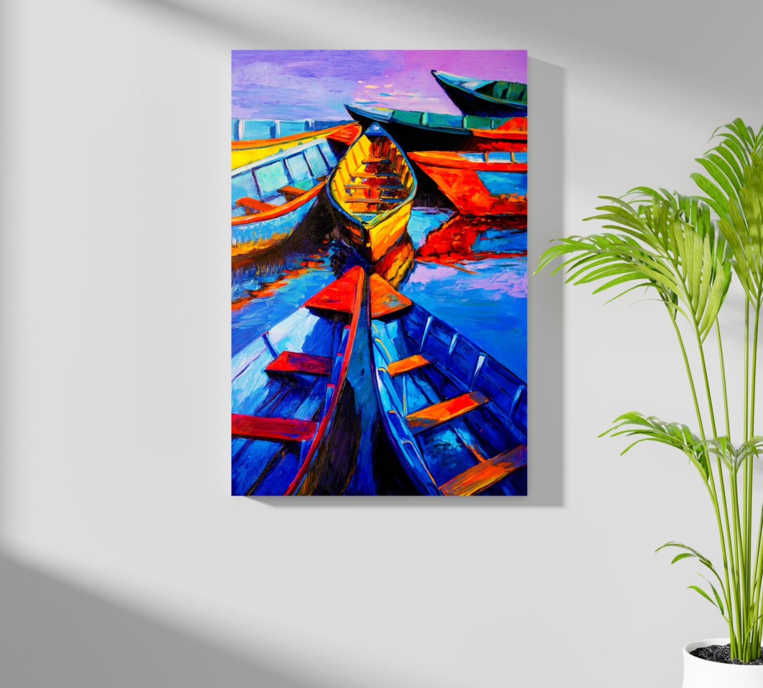 Kayaks Aluminum Print.