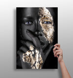 Woman in Fashion Aluminum Print.