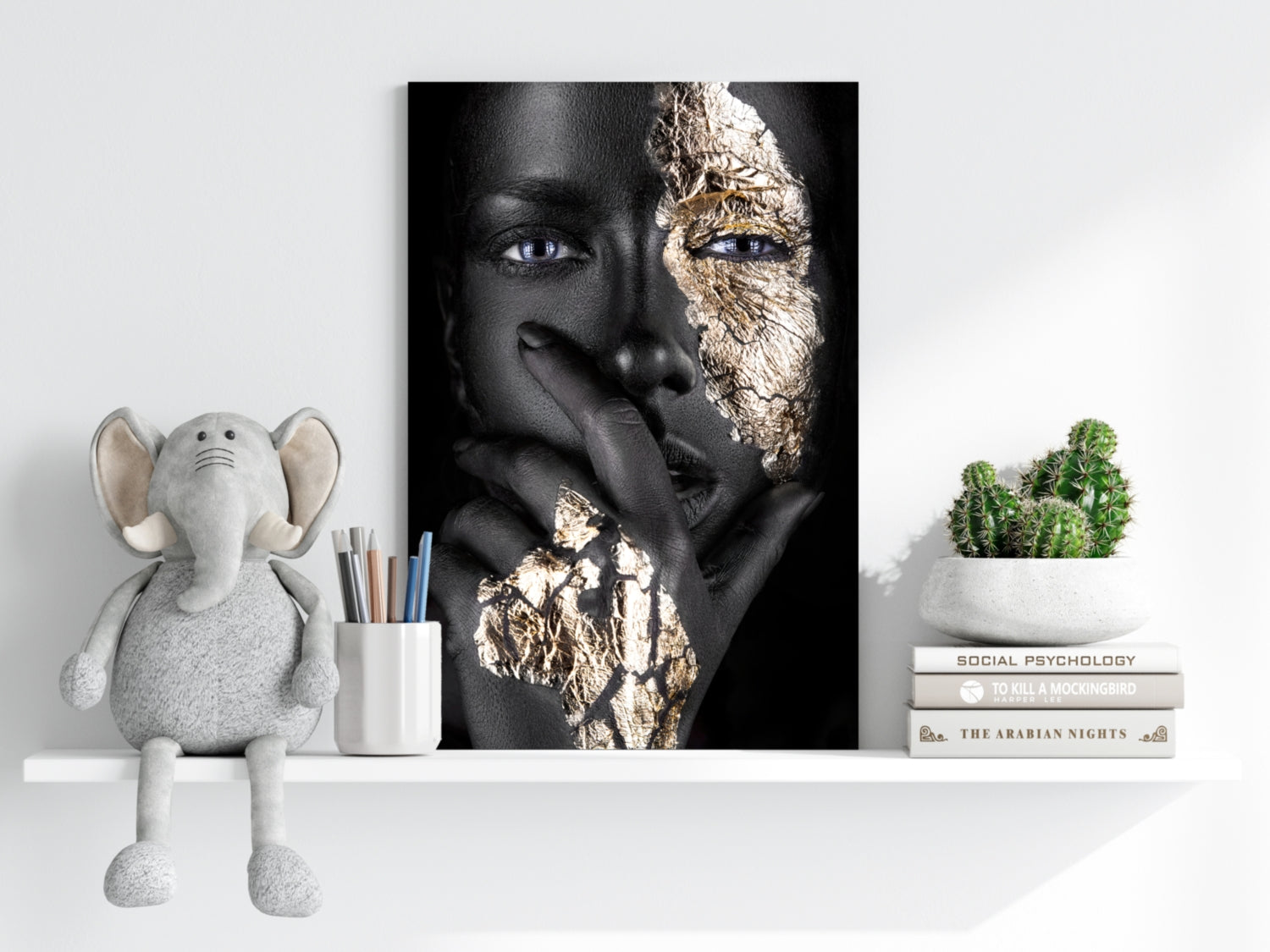 Woman in Fashion Aluminum Print.