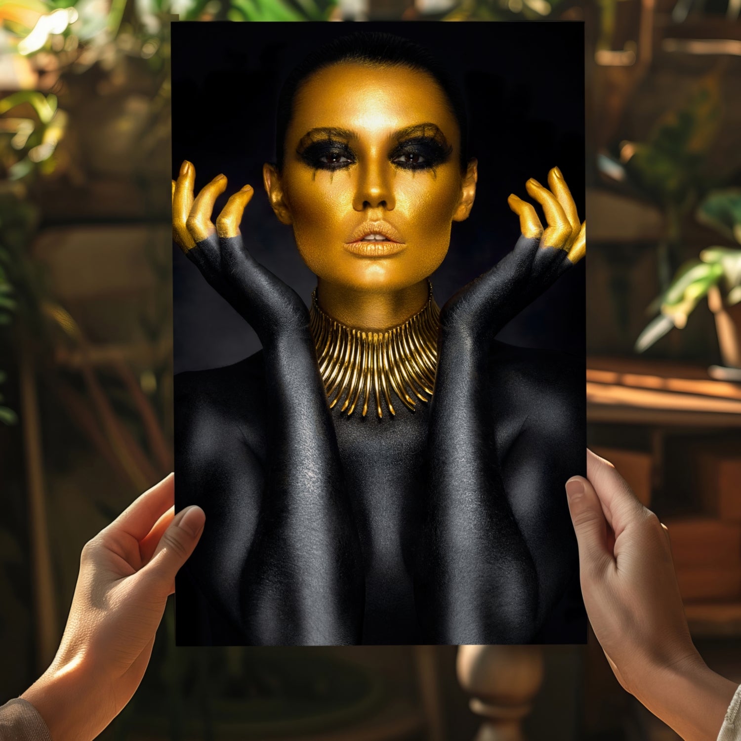 Woman in Fashion Aluminum Print.