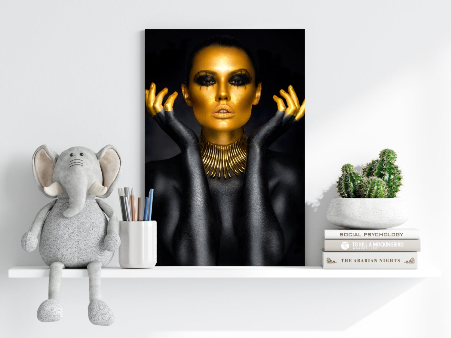 Woman in Fashion Aluminum Print.