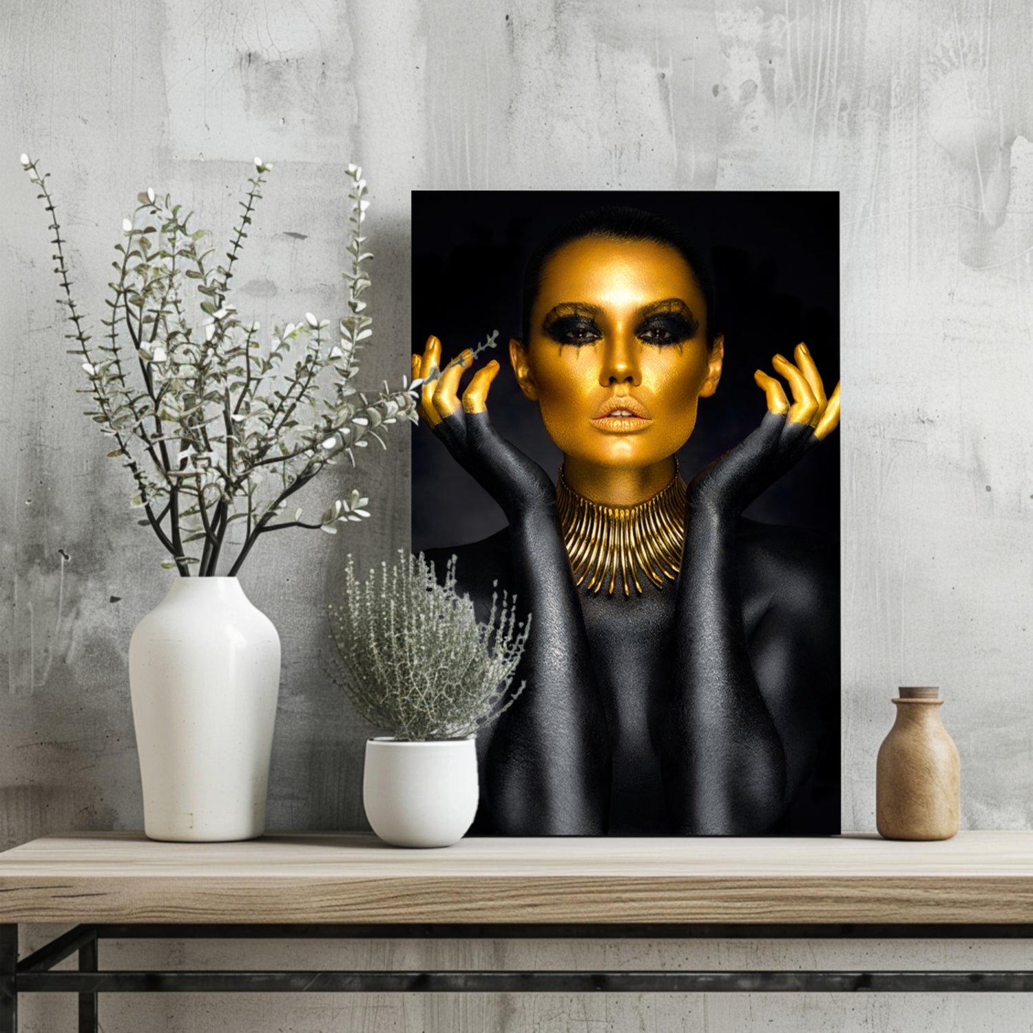 Woman in Fashion Aluminum Print.