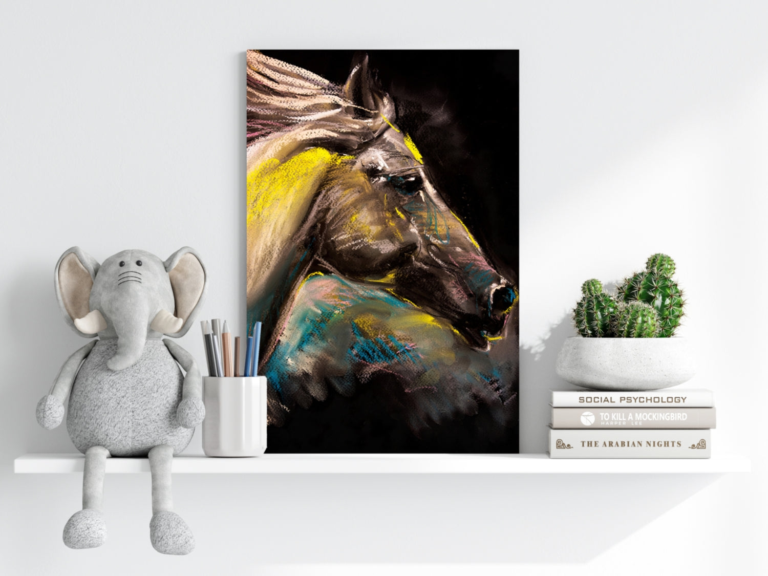 Horse Aluminum Print.