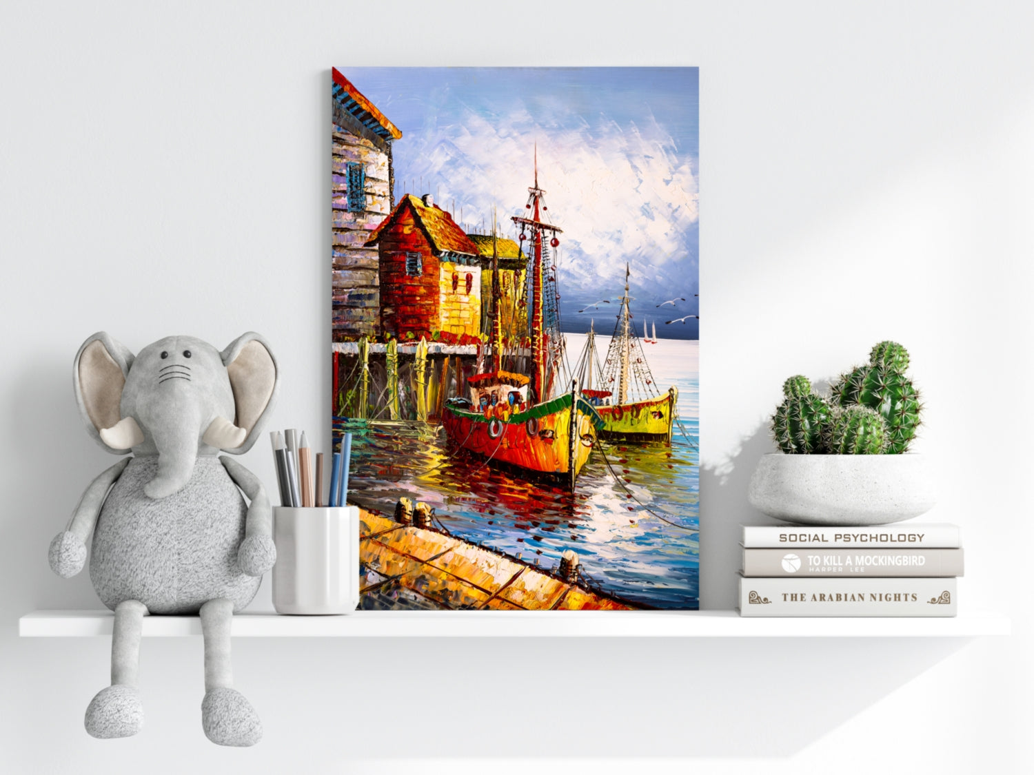 Remote Shores Aluminum Print.