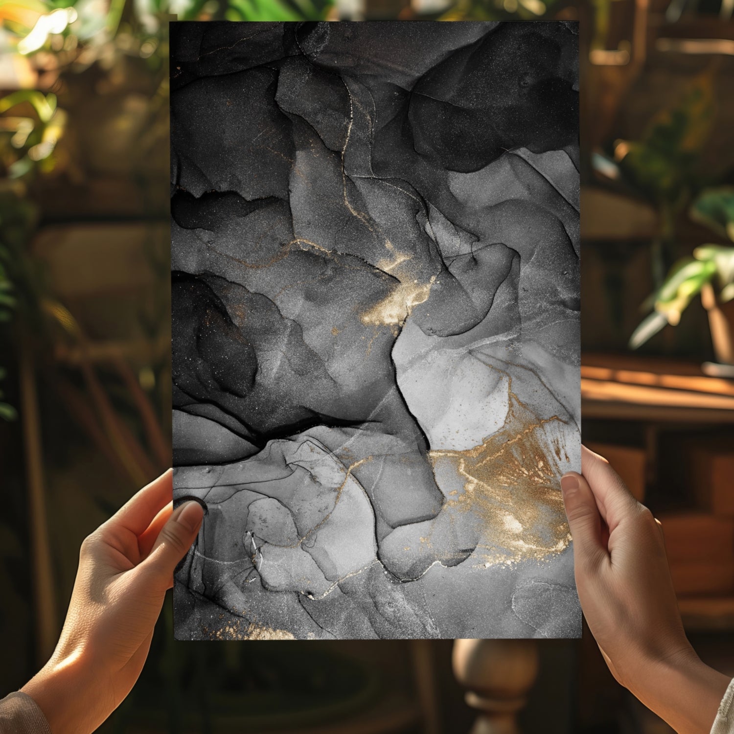 Marble Design V1 Aluminum Print.