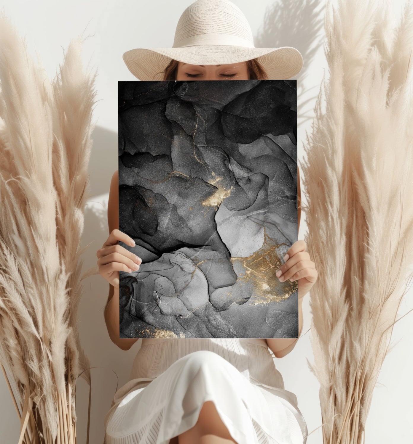 Marble Design V1 Aluminum Print.