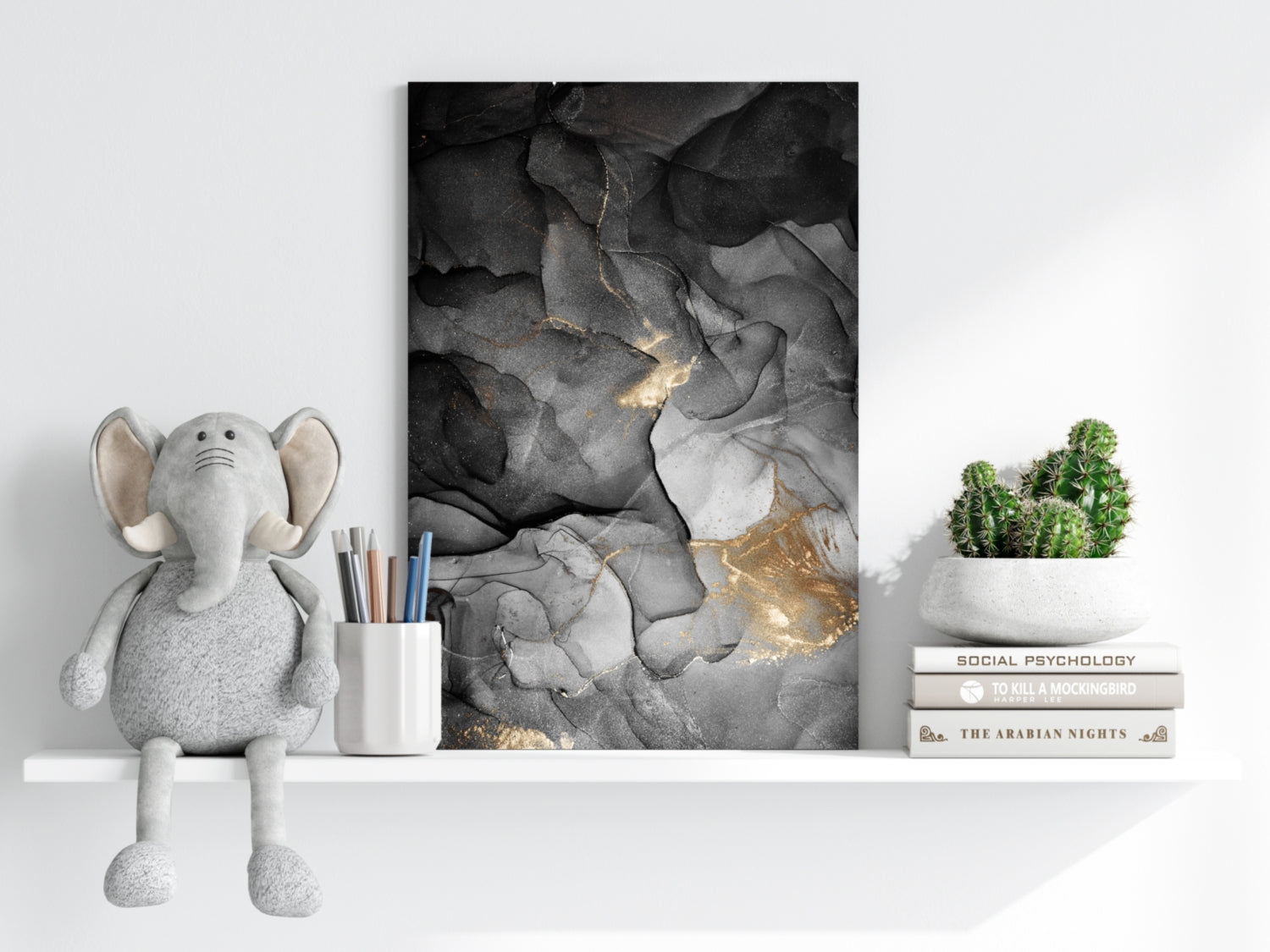 Marble Design V1 Aluminum Print.