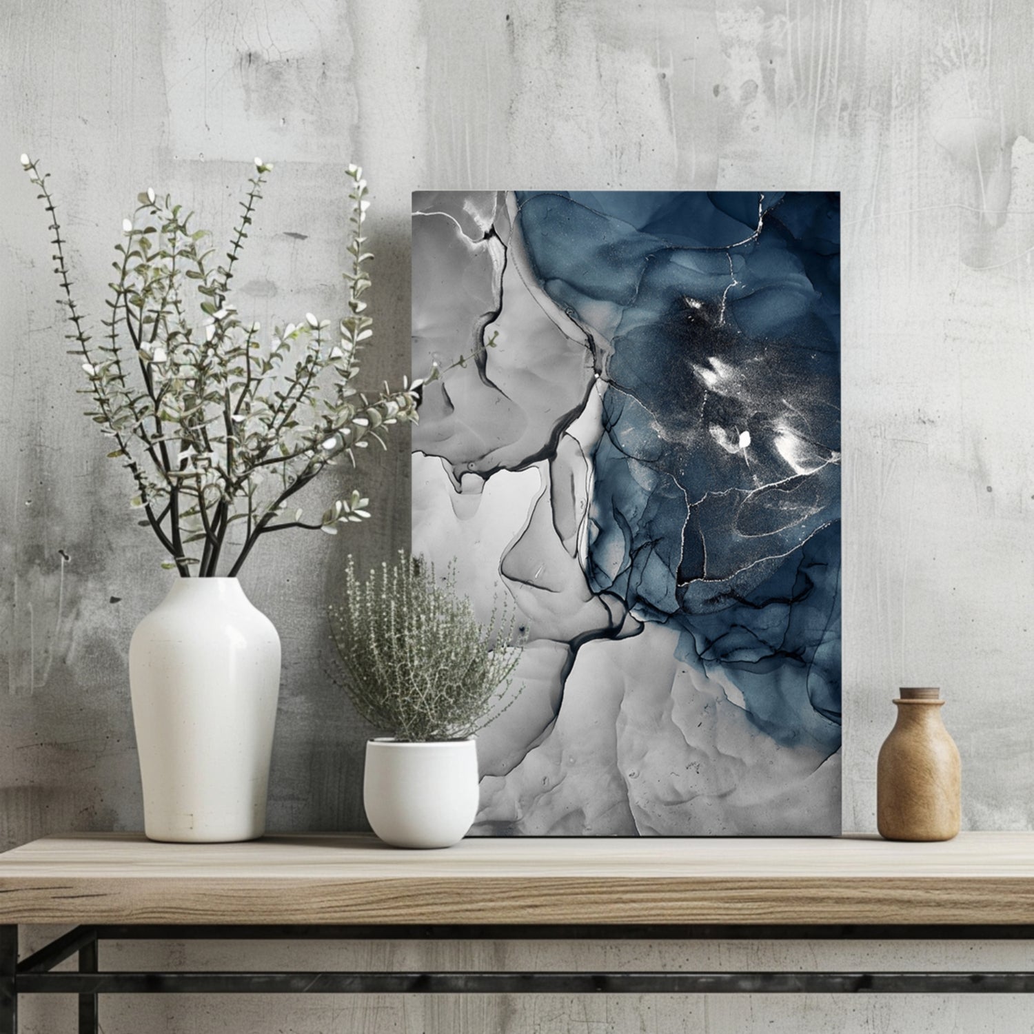 Marble Design V2 Aluminum Print.