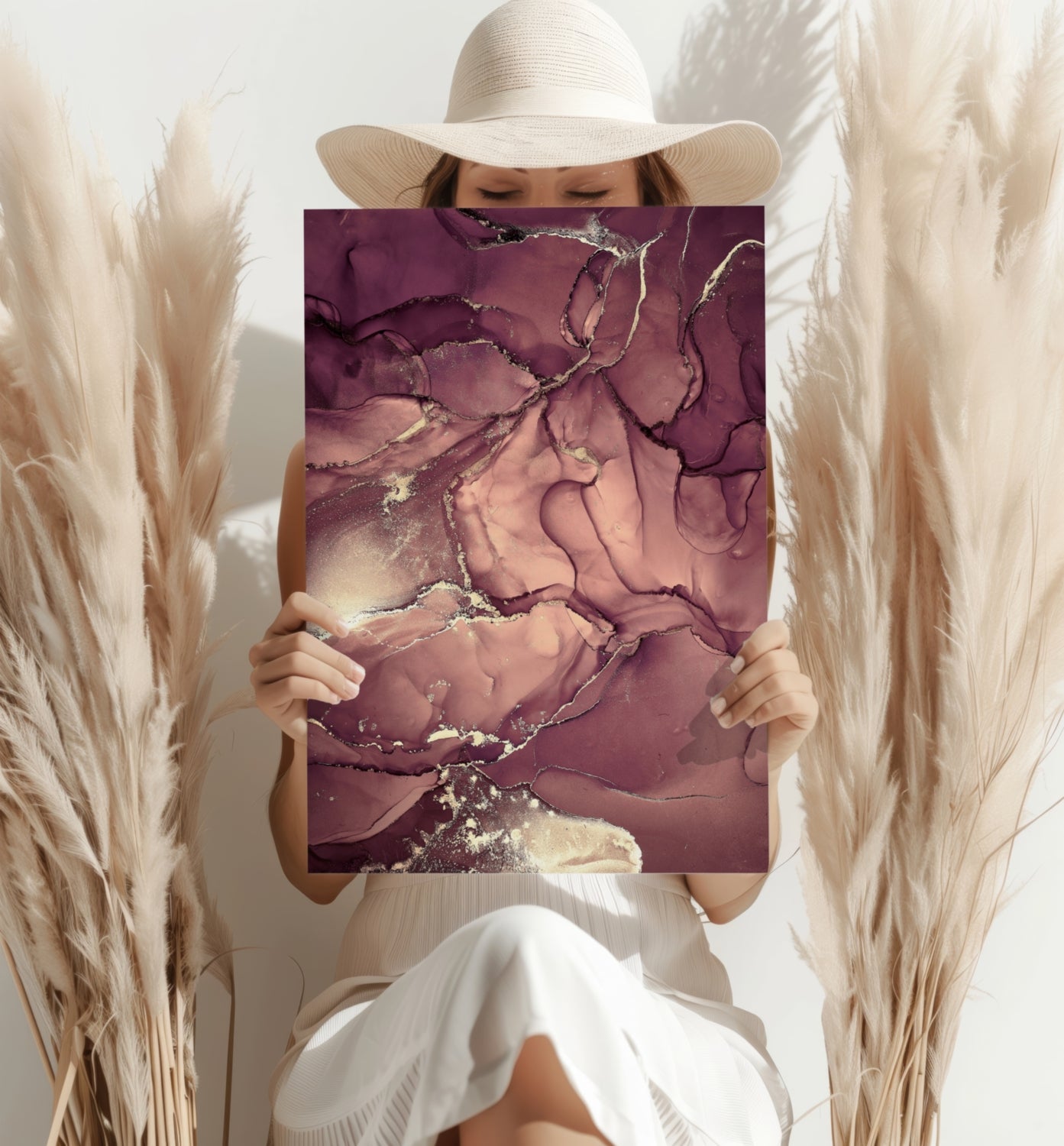 Marble Design V3 Aluminum Print.