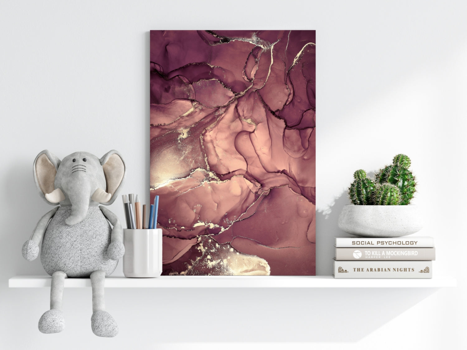 Marble Design V3 Aluminum Print.