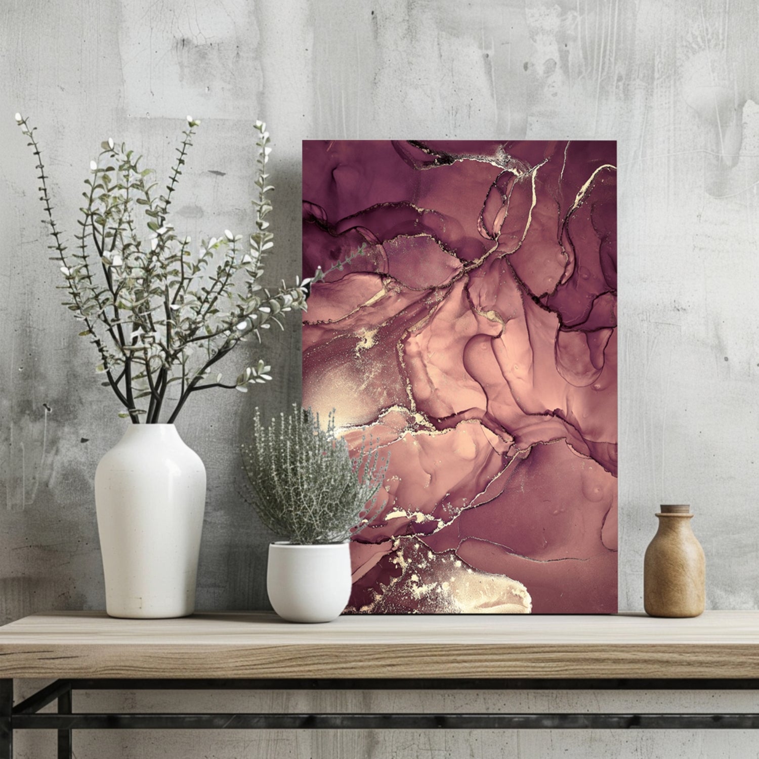 Marble Design V3 Aluminum Print.