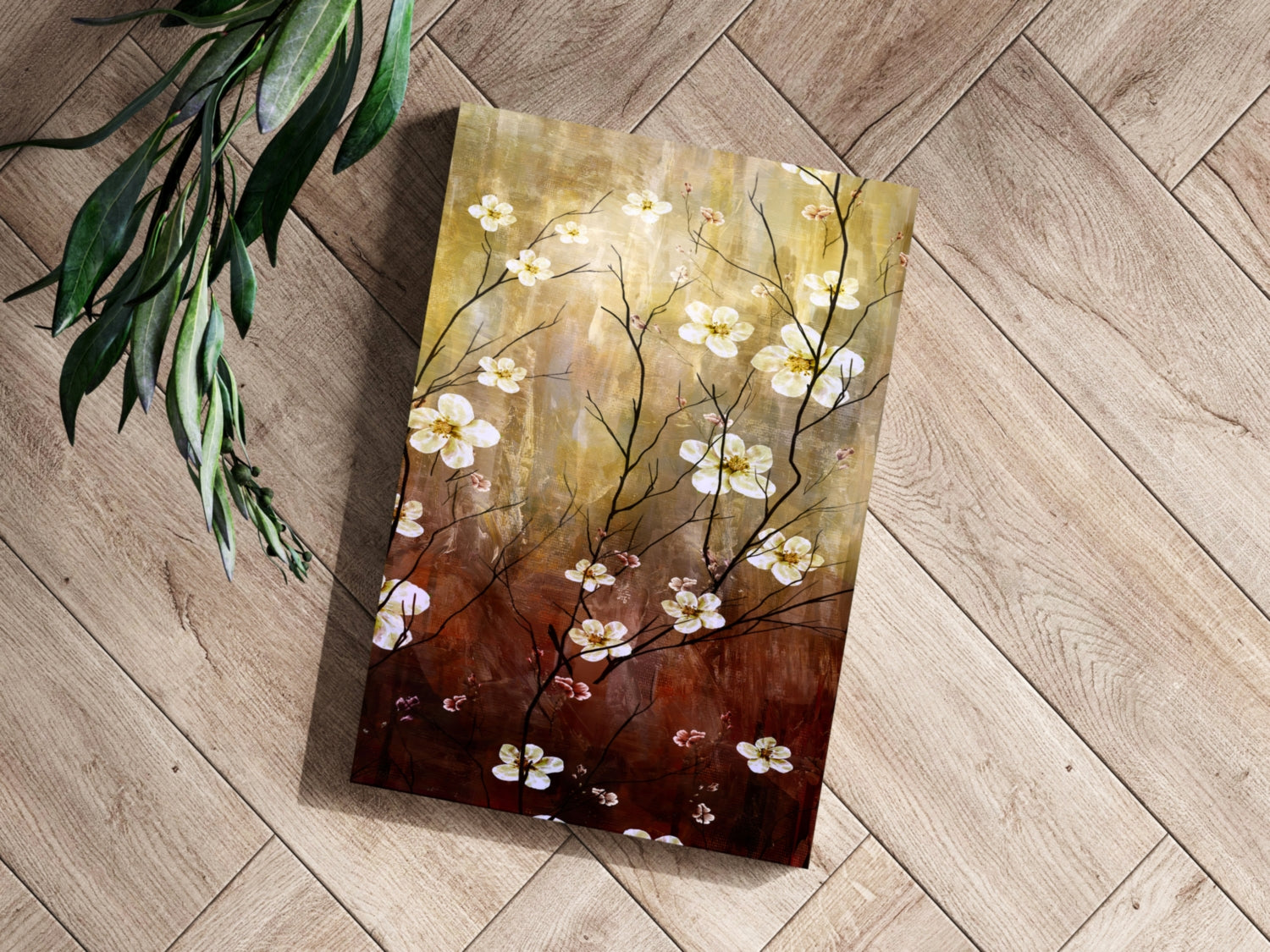 Abstract Flowers V3 Aluminum Print.