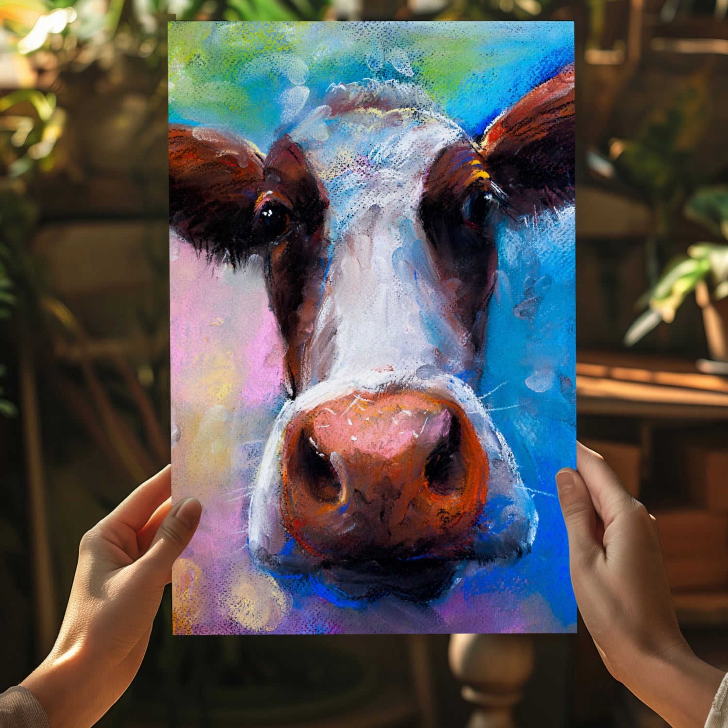 Cattle Aluminum Print.