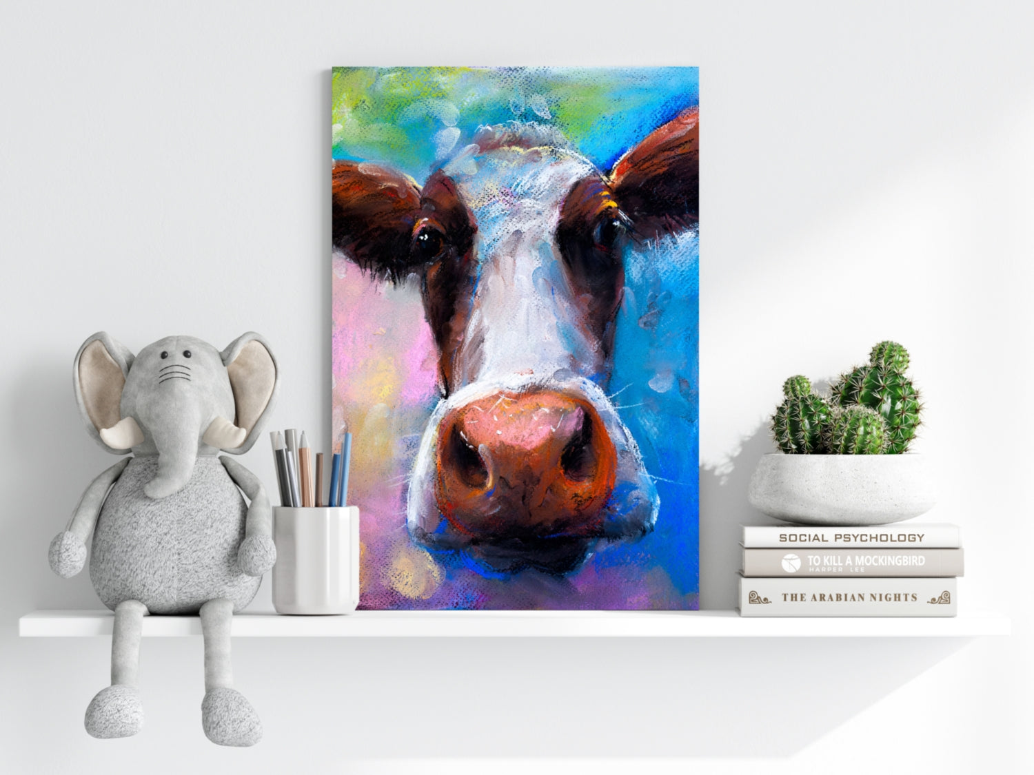 Cattle Aluminum Print.