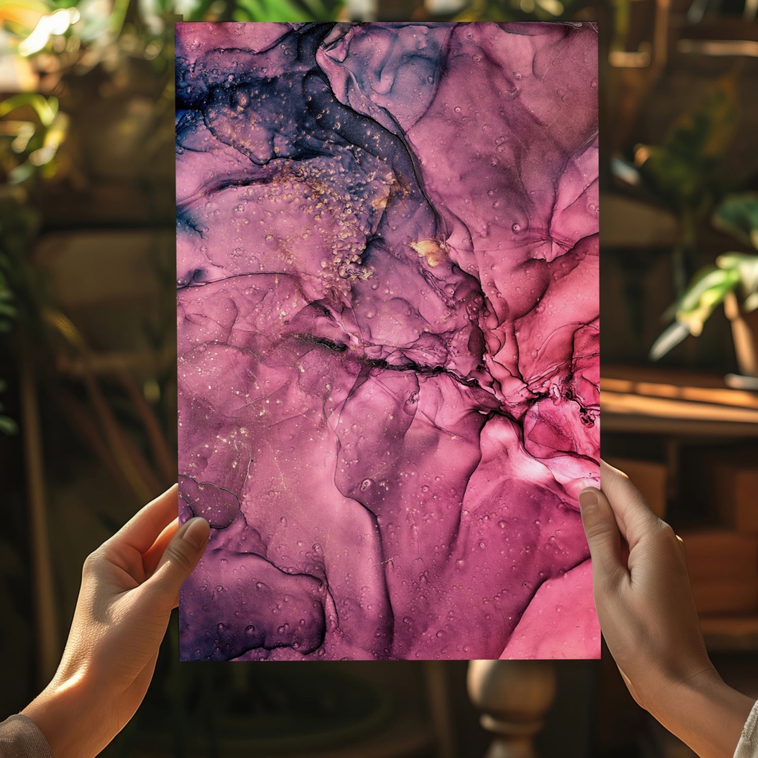 Marble Design V6 Aluminum Print.