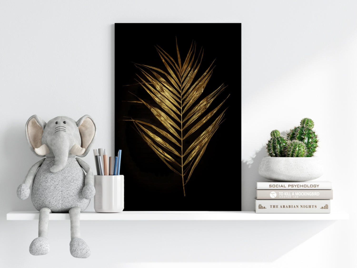 Golden Leaf Aluminum Print.