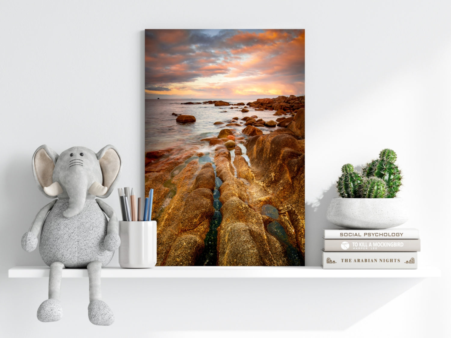 Cliff Aluminum Print.