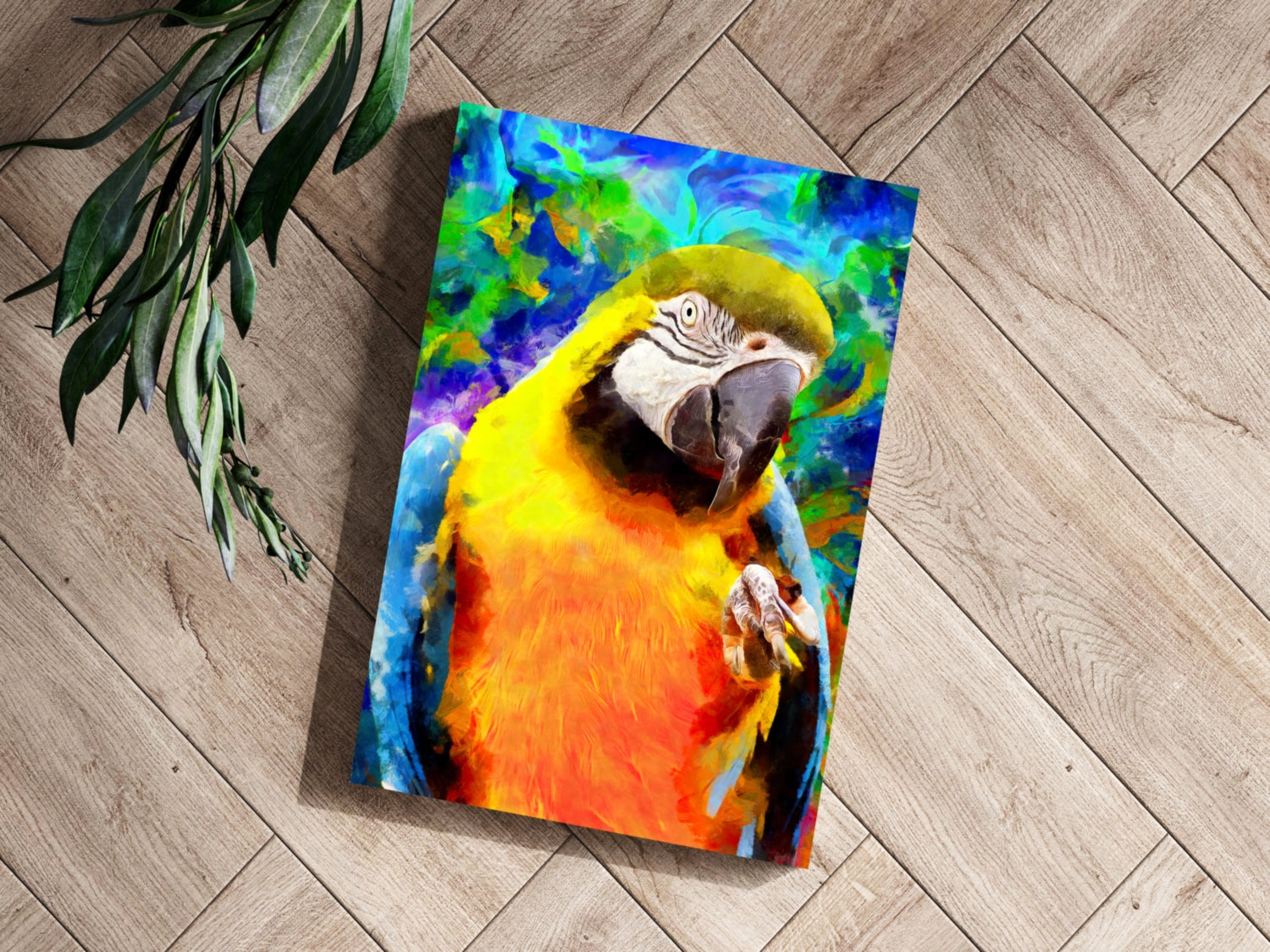 Parrot Aluminum Print.