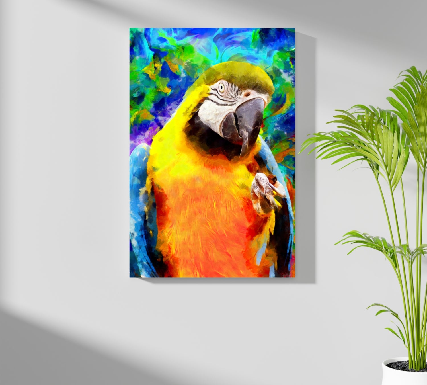 Parrot Aluminum Print.
