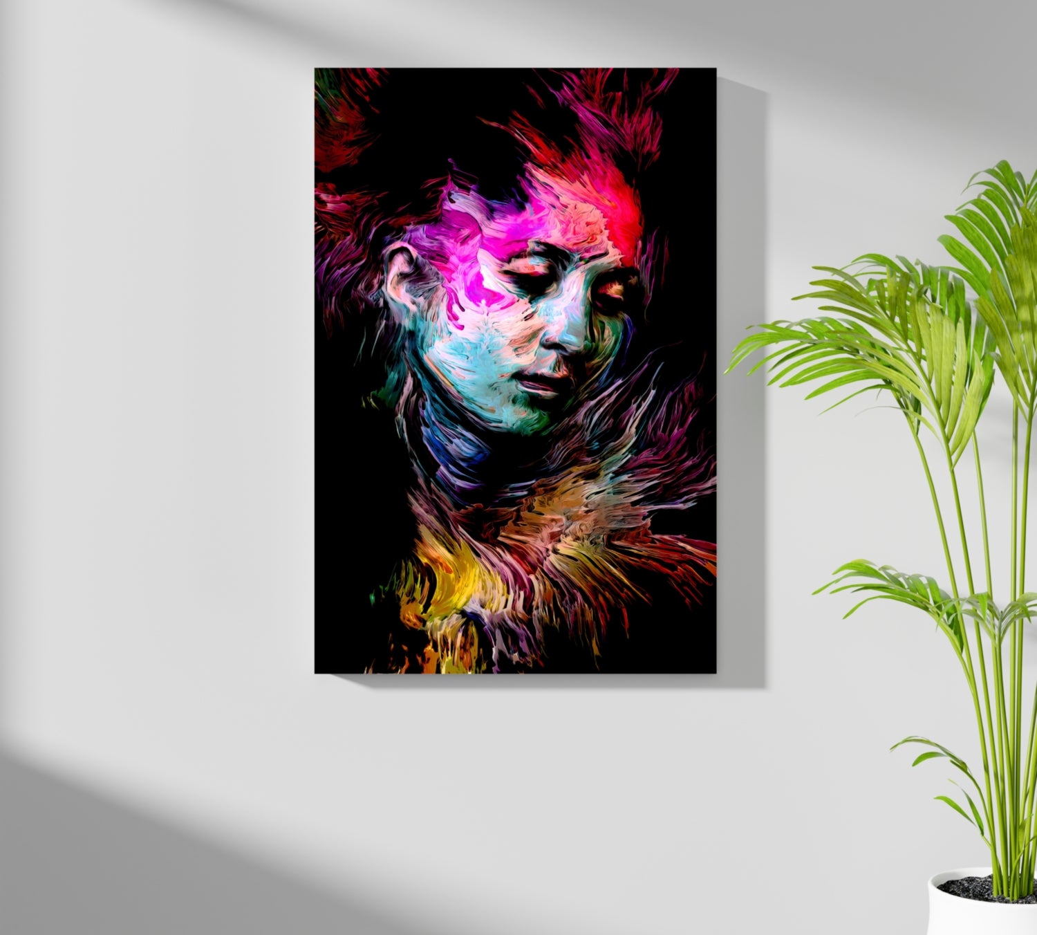 Thinking Aluminum Print.