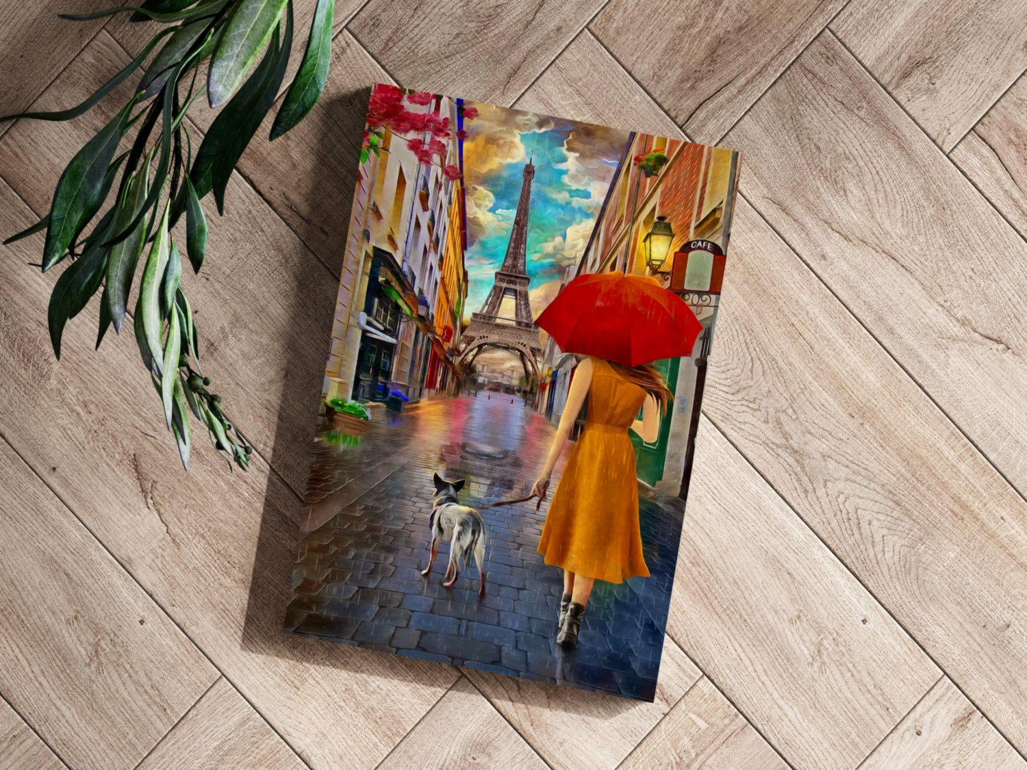 Eiffel Tower Aluminum Print.