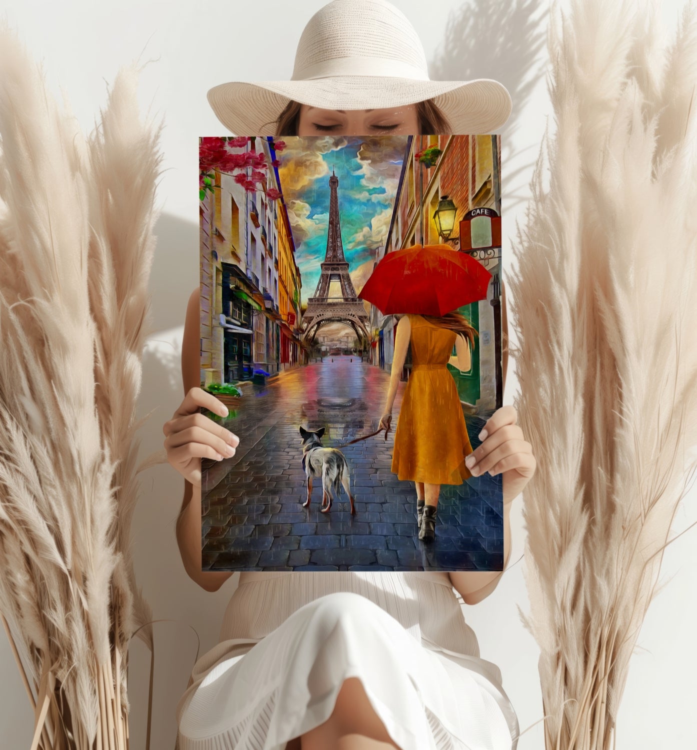 Eiffel Tower Aluminum Print.