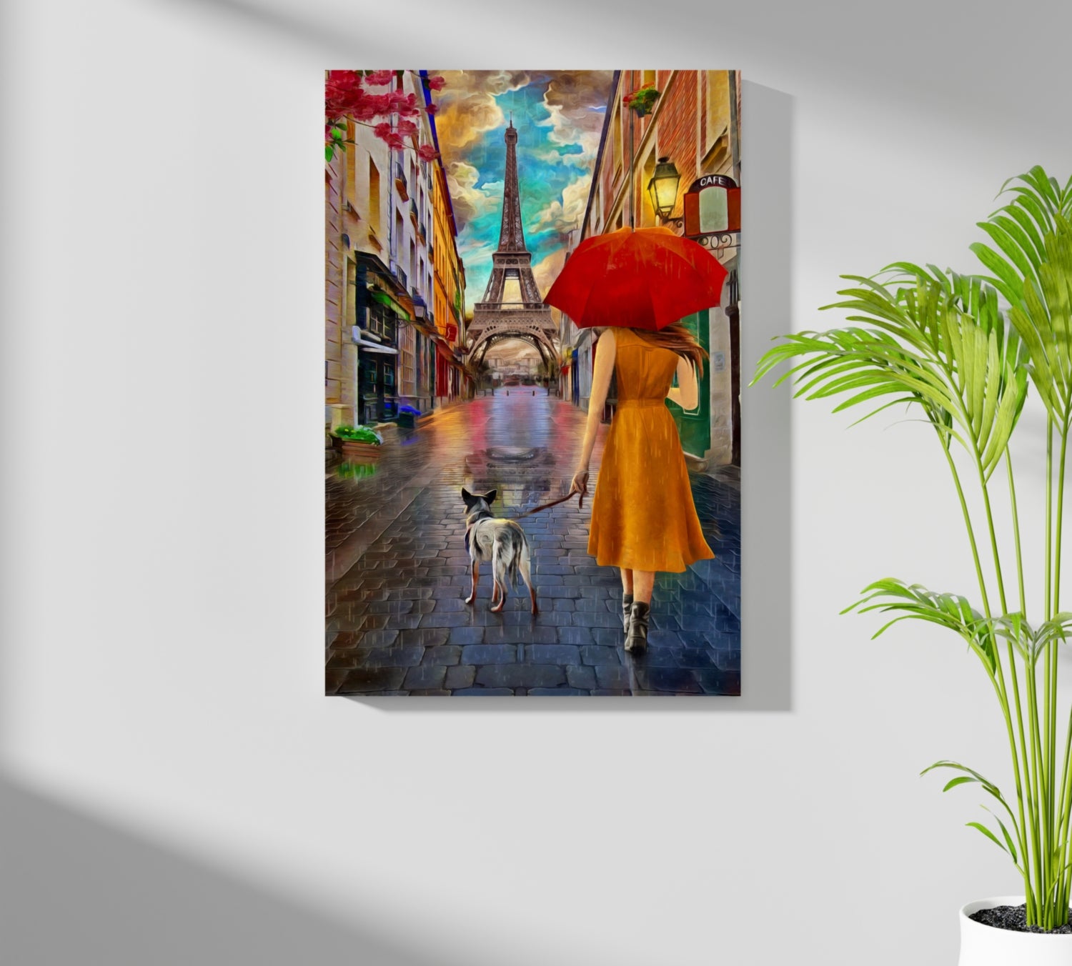 Eiffel Tower Aluminum Print.