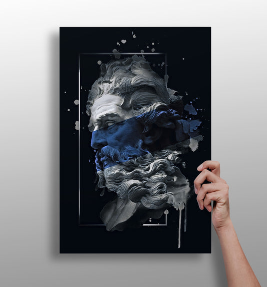 Poseidon Blue Aluminum Print.