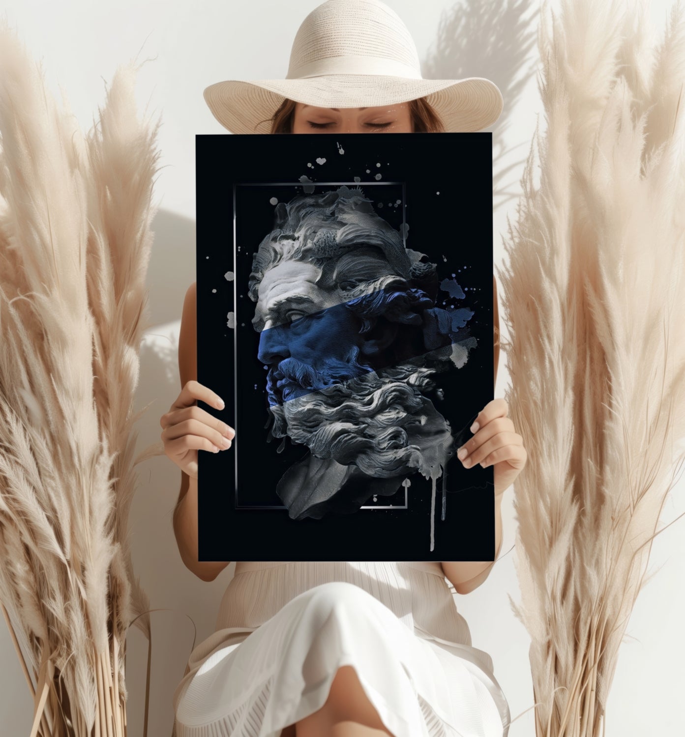 Poseidon Blue Aluminum Print.