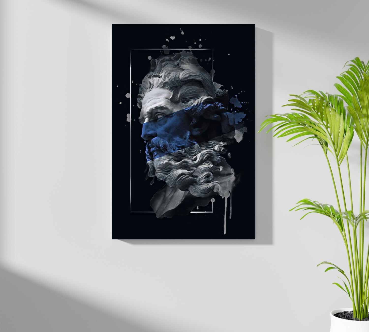 Poseidon Blue Aluminum Print.