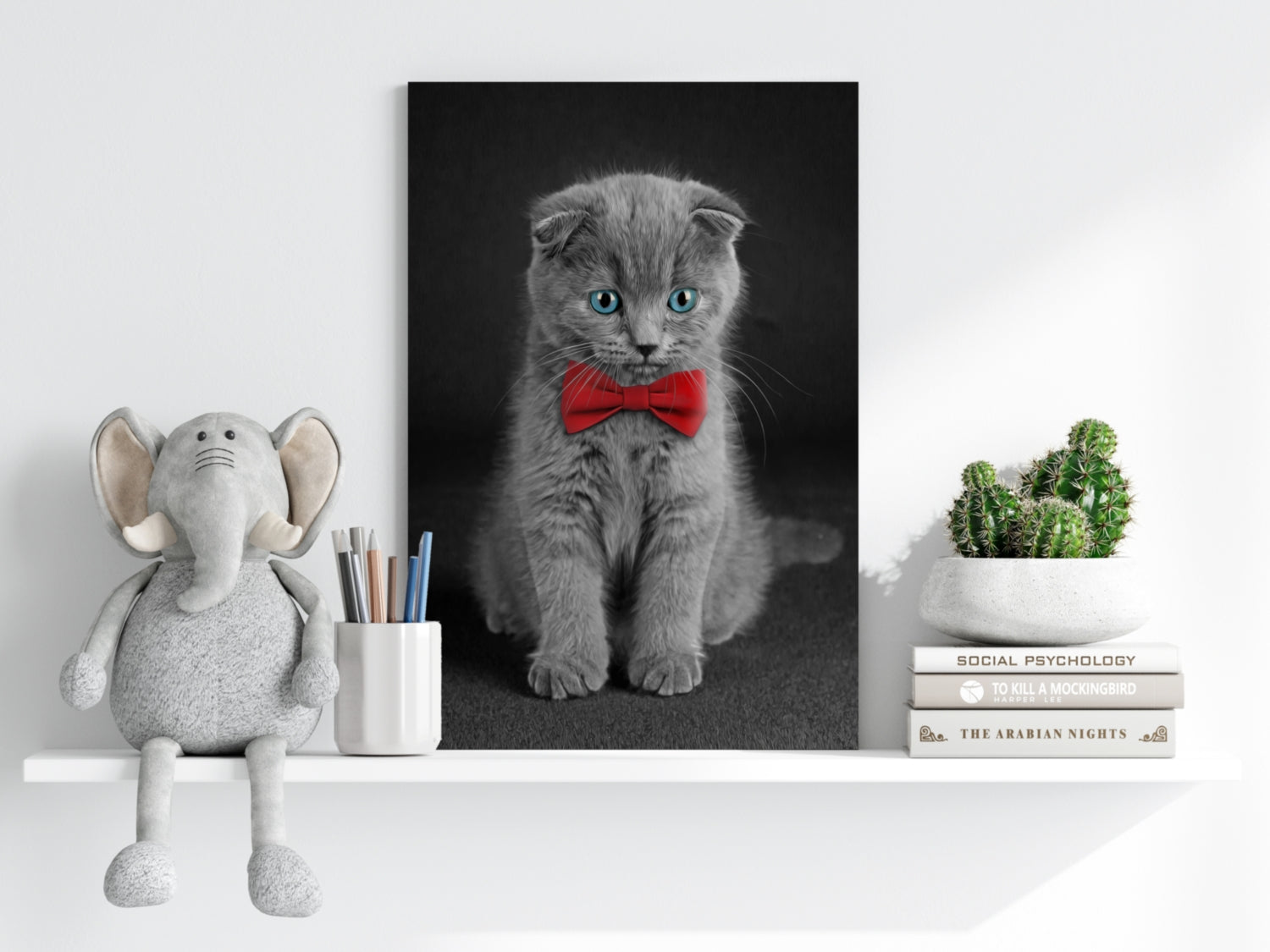 Cute Kitten Aluminum Print.