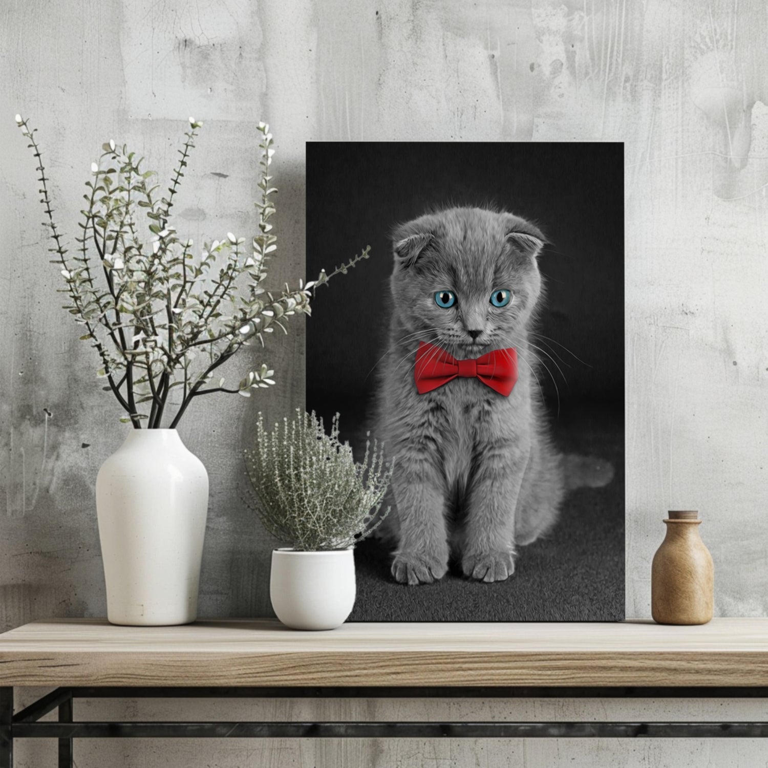 Cute Kitten Aluminum Print.