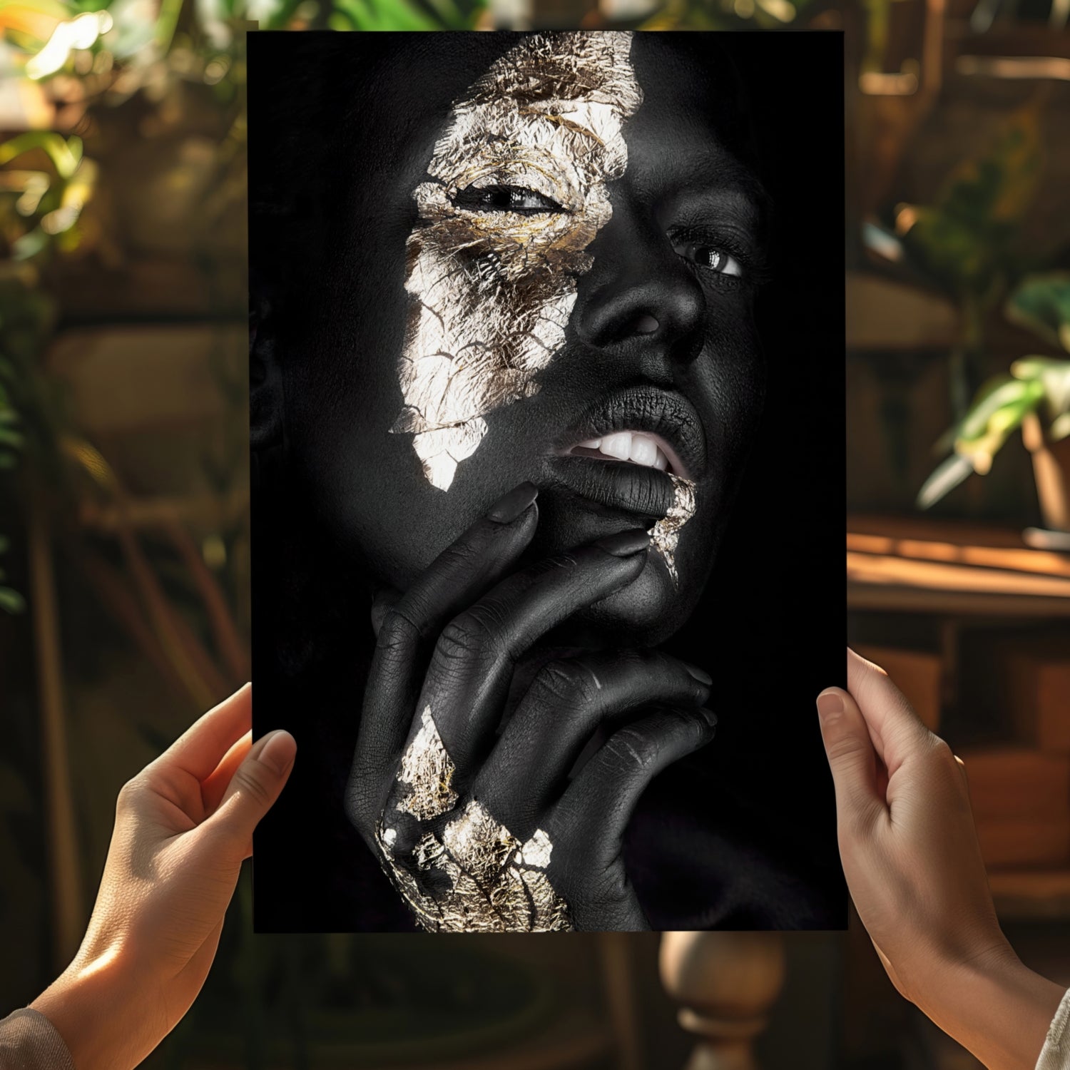 Woman in Fashion Aluminum Print.