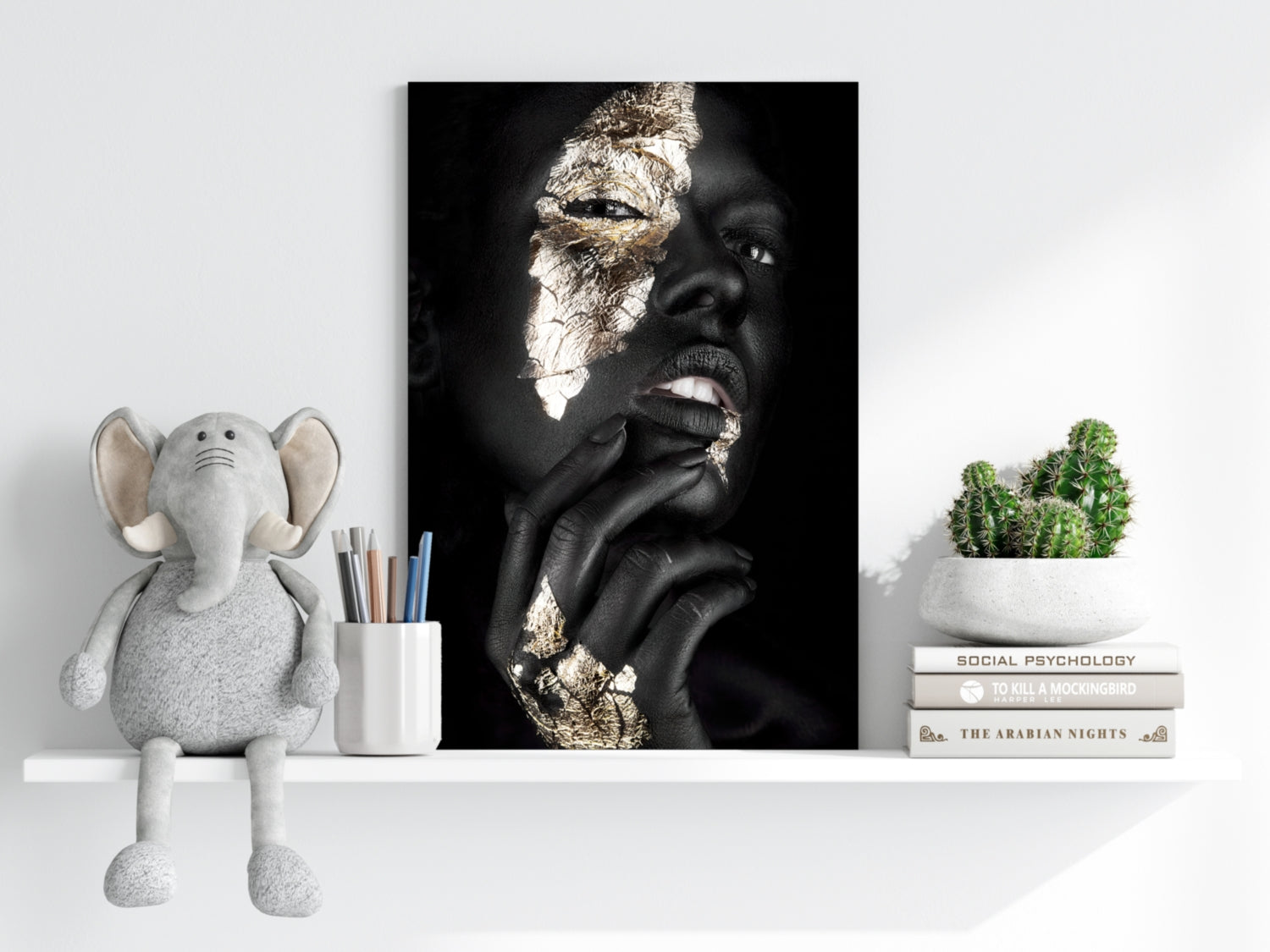 Woman in Fashion Aluminum Print.