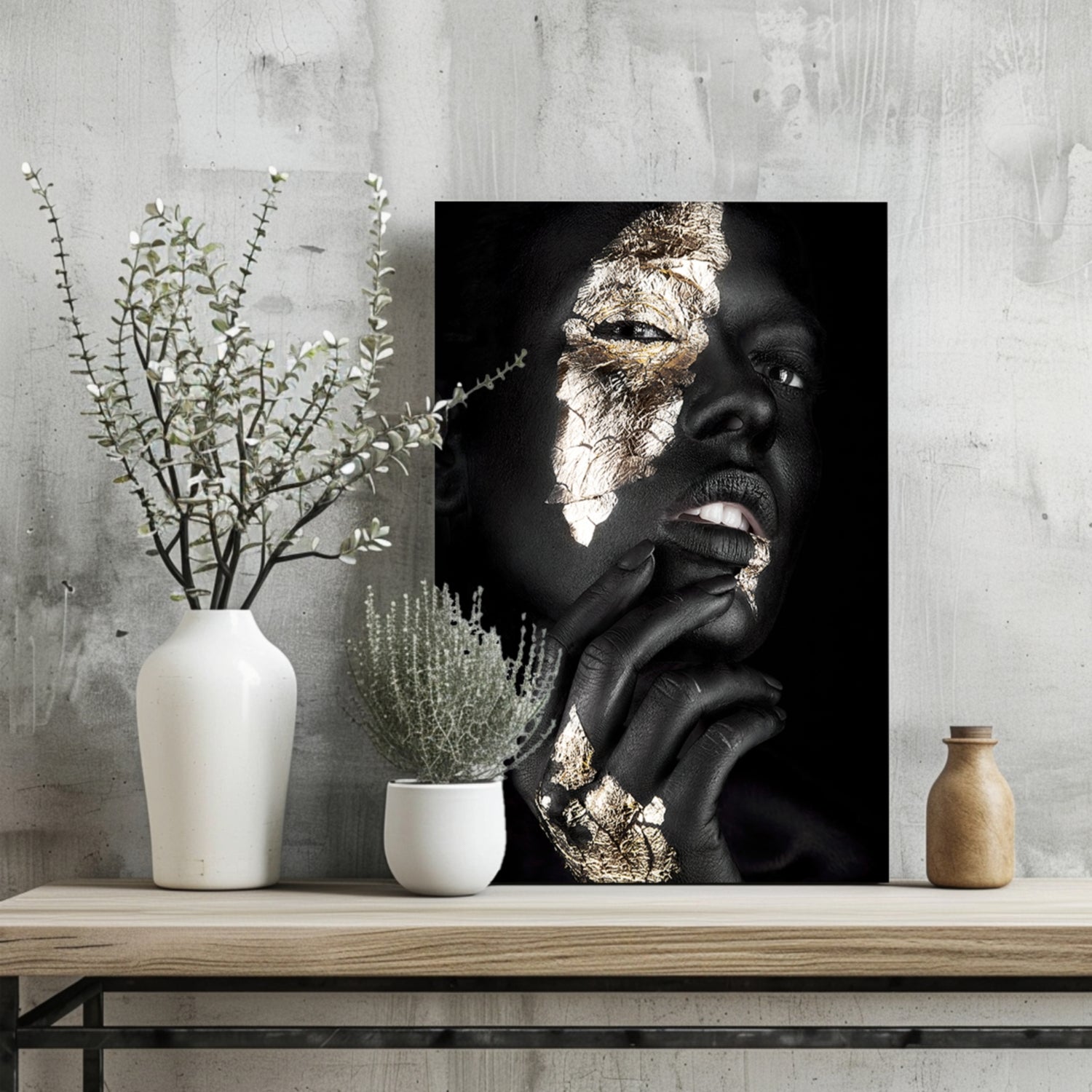 Woman in Fashion Aluminum Print.