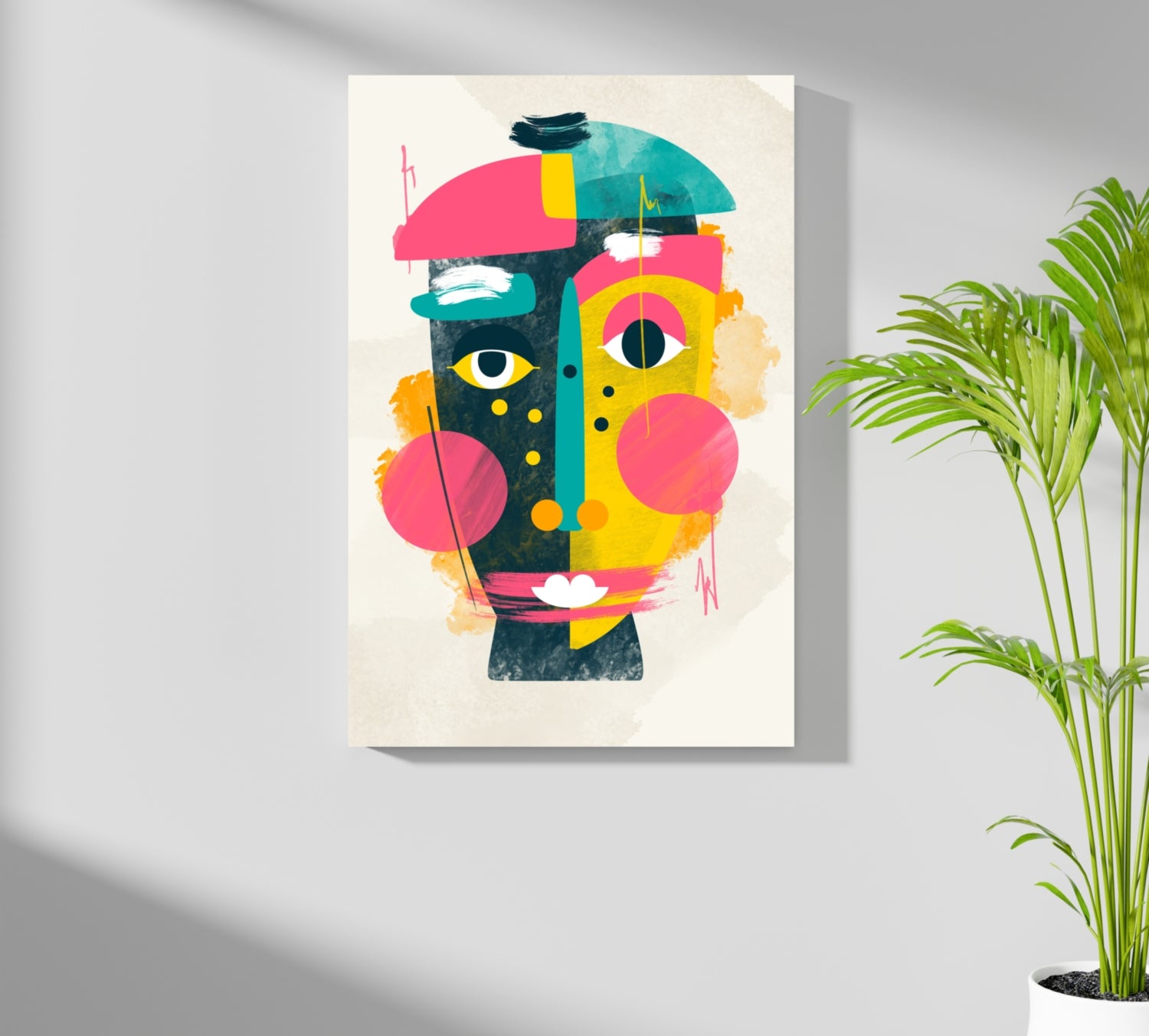 Contemporary Art V1 Aluminum Print.