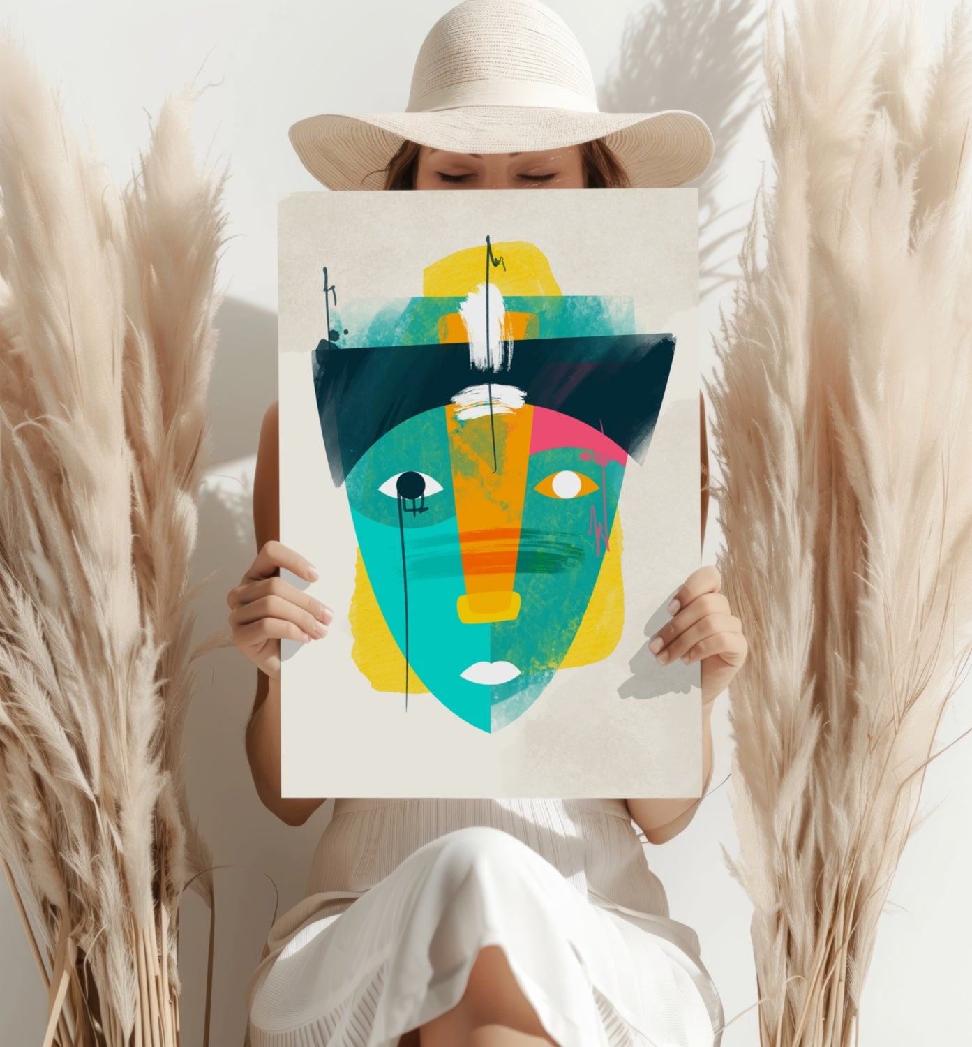 Contemporary Art V2 Aluminum Print.