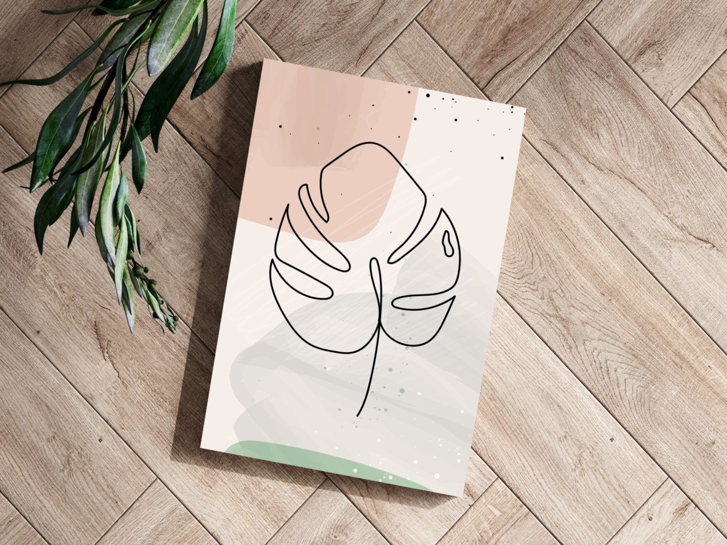 Line Art V2 Aluminum Print.