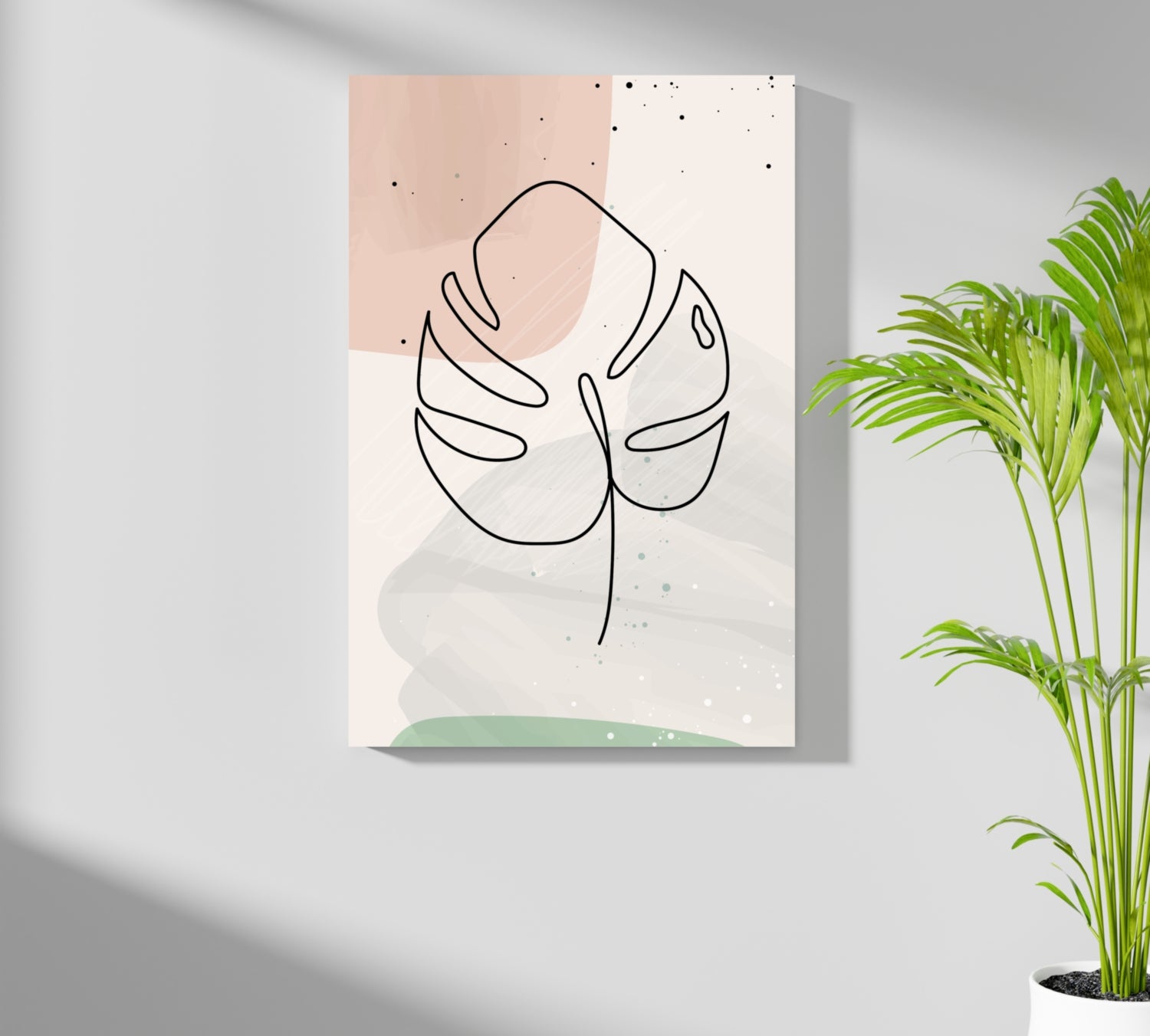 Line Art V2 Aluminum Print.