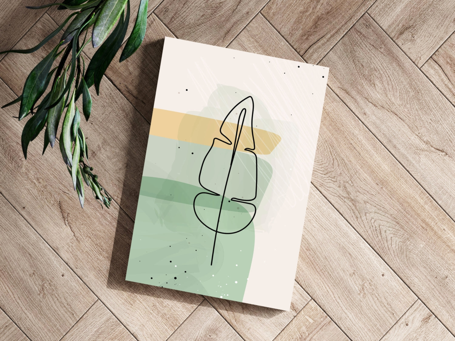 Line Art V3 Aluminum Print.