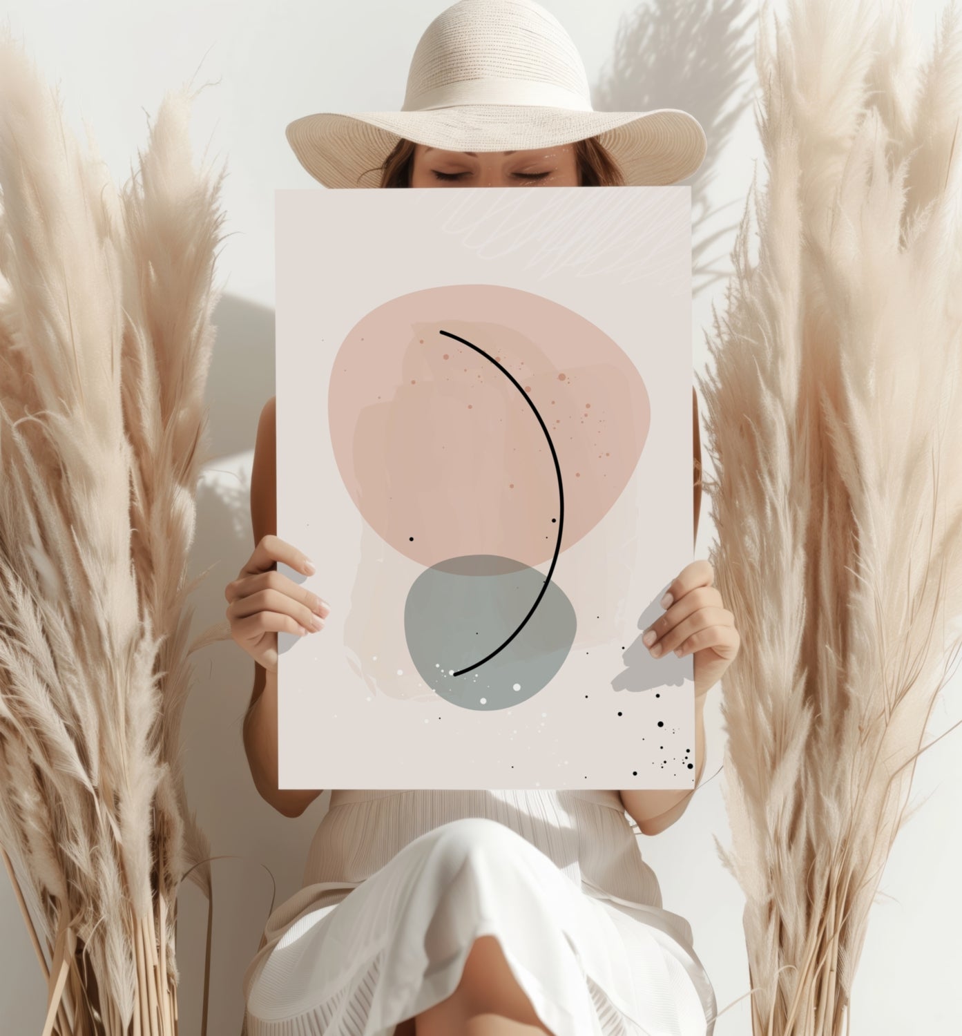 Line Art V7 Aluminum Print.